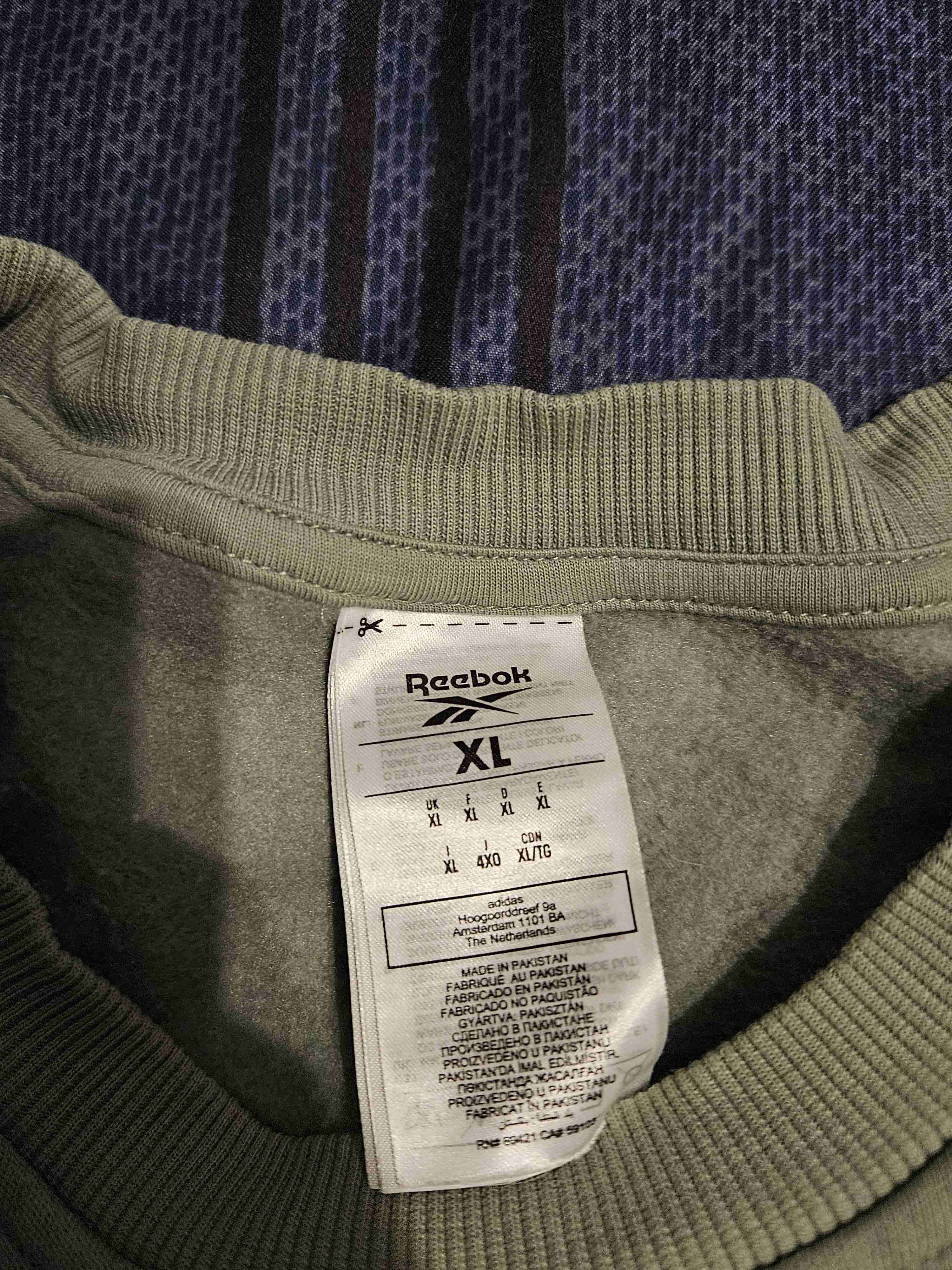 Buzo completo verde reebok - miniatura 3