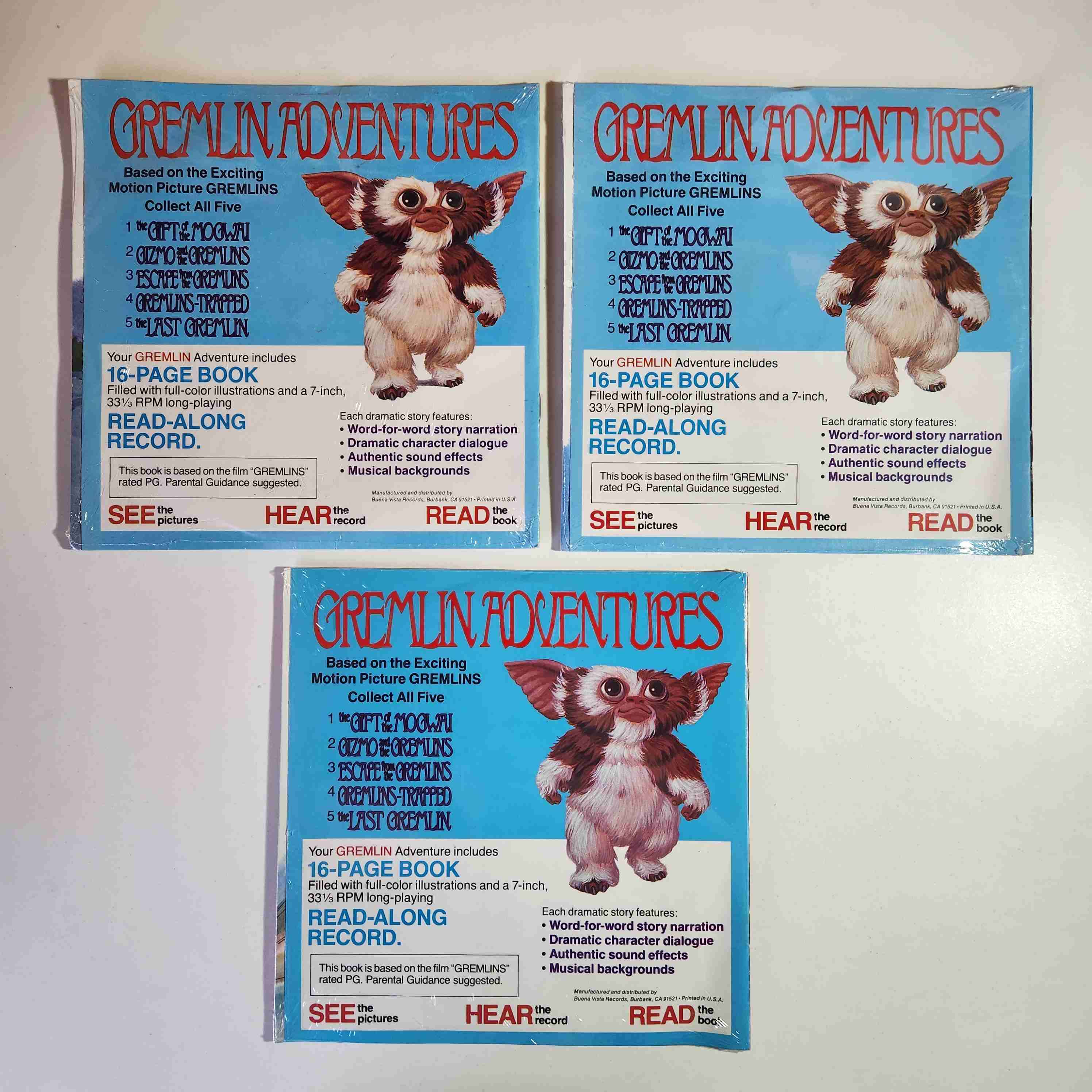 Audio libro/vinilo de los gremlins precio unitario - miniatura 2