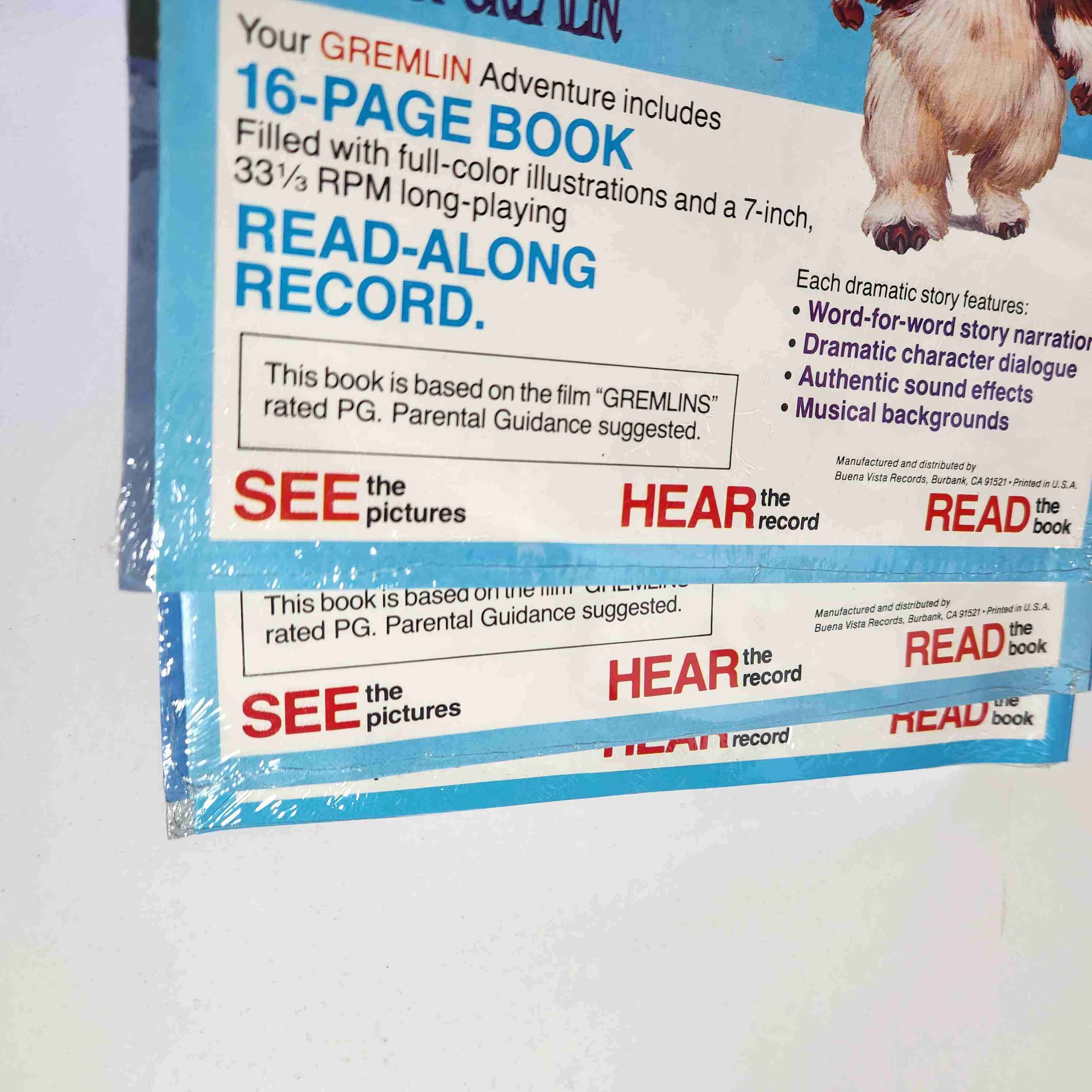 Audio libro/vinilo de los gremlins precio unitario - miniatura 6