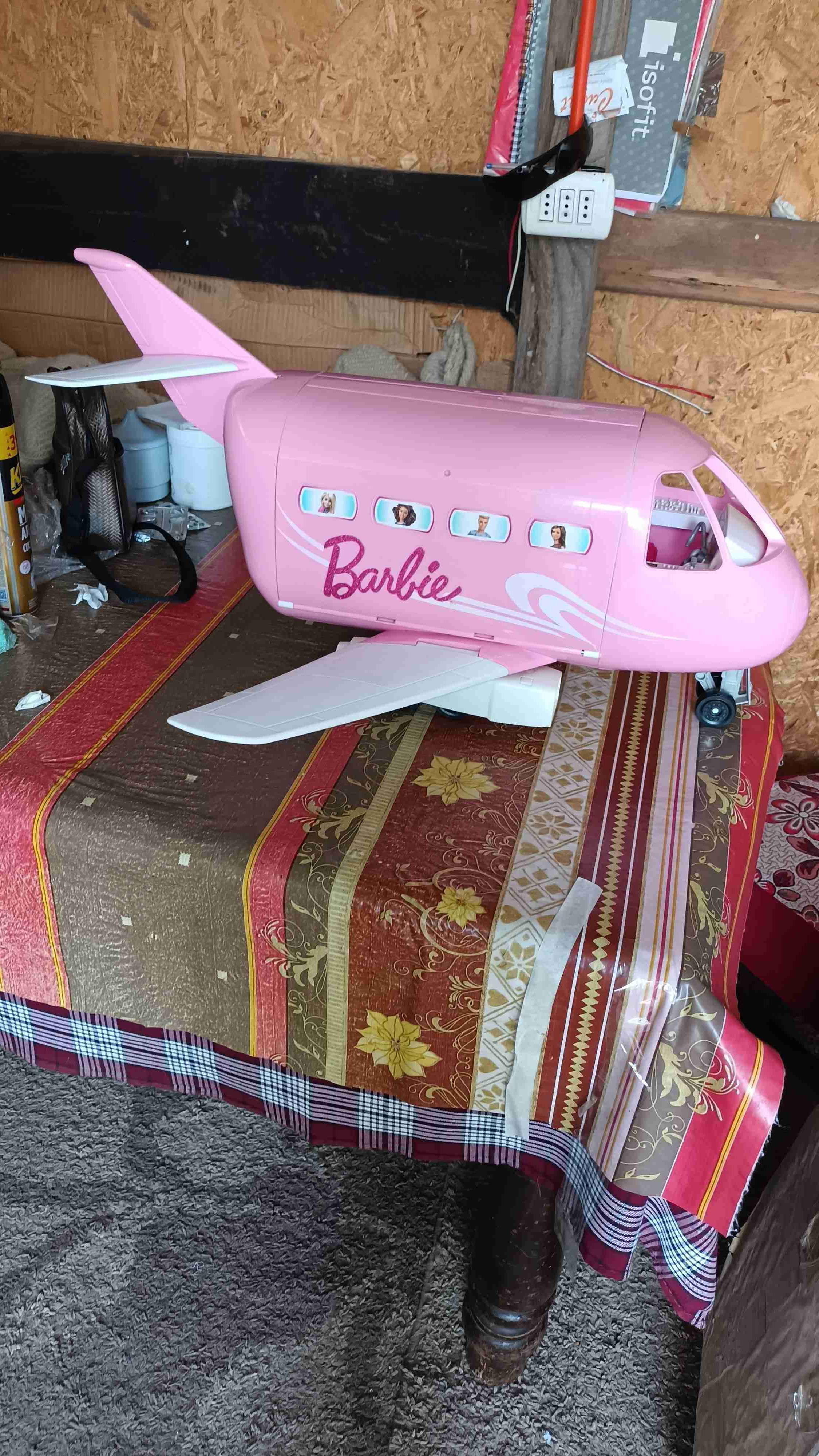 Avión de juguete rosa - miniatura 2