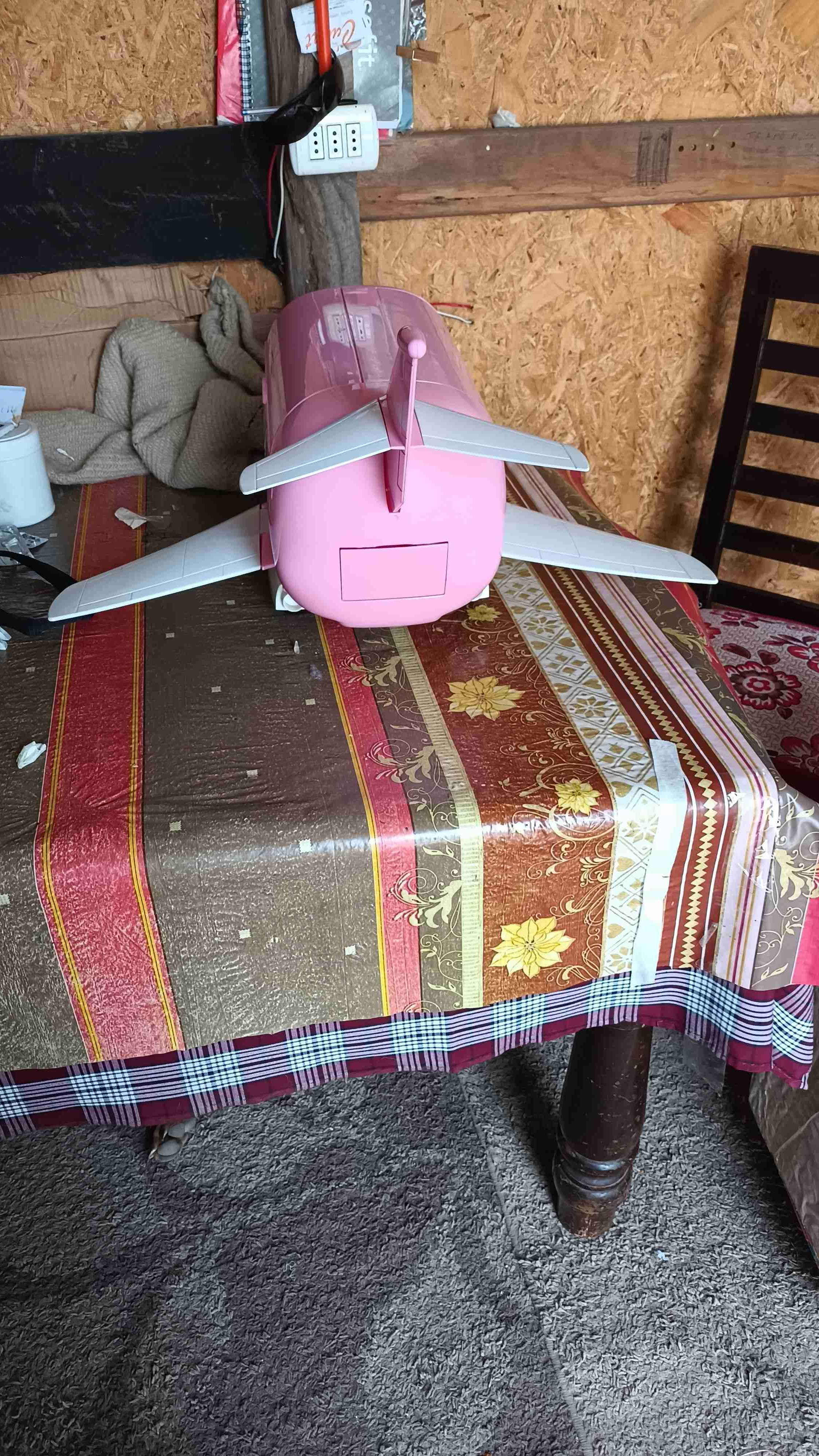 Avión de juguete rosa - miniatura 3