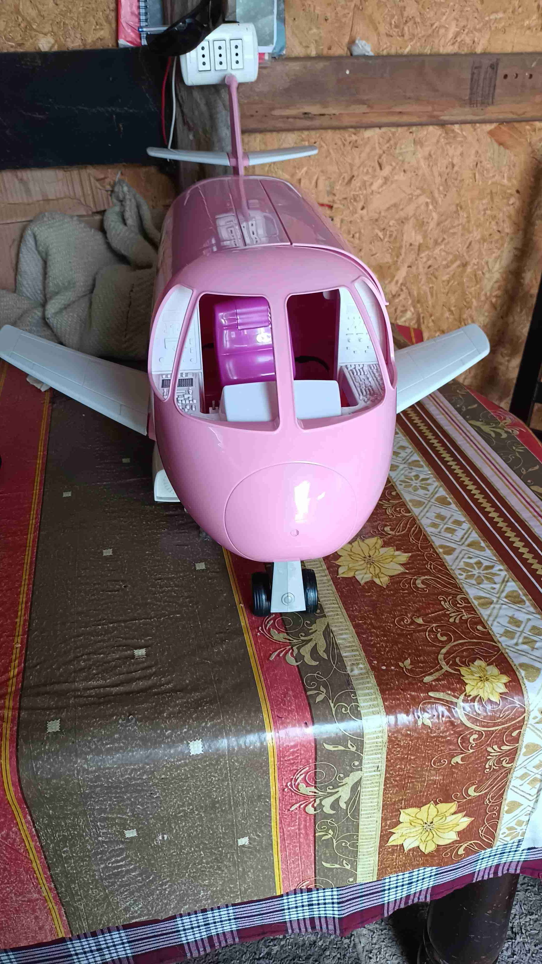 Avión de juguete rosa - miniatura 4