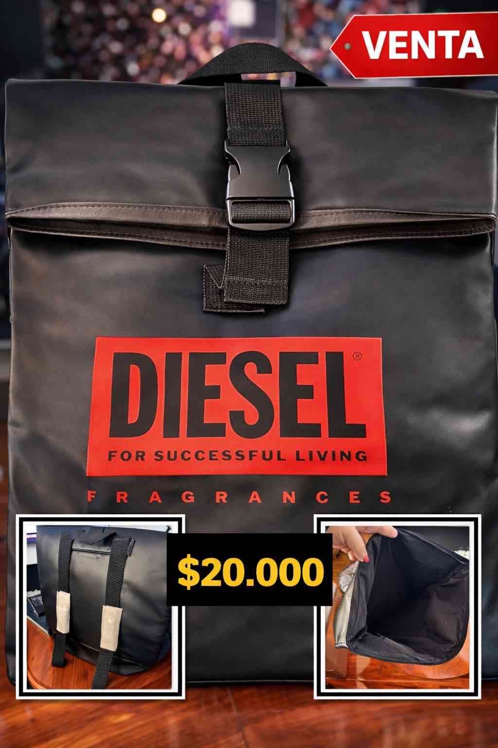 Mochila negra Diesel - miniatura 2