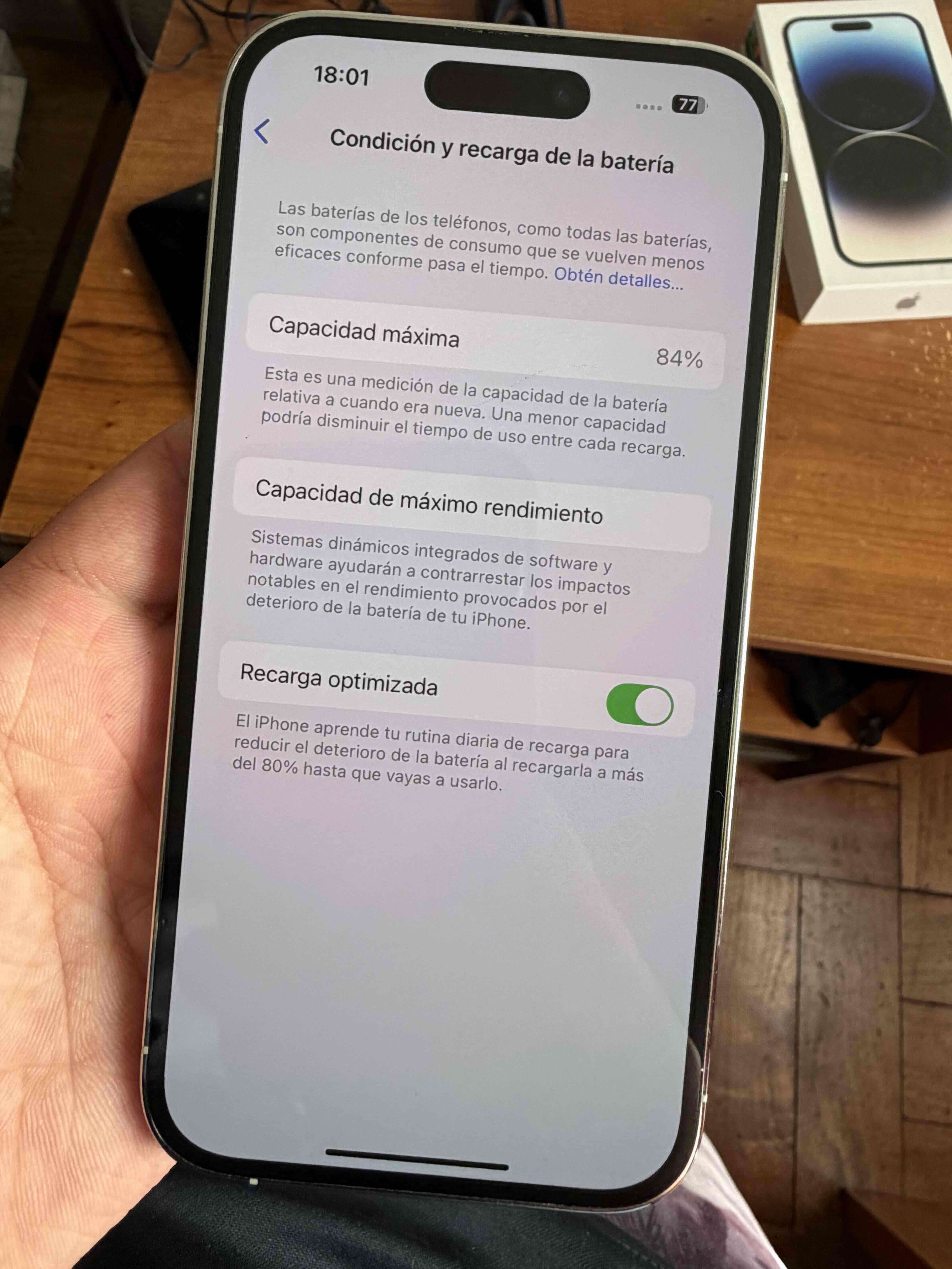 iPhone 14 Pro plata 128GB - miniatura 5