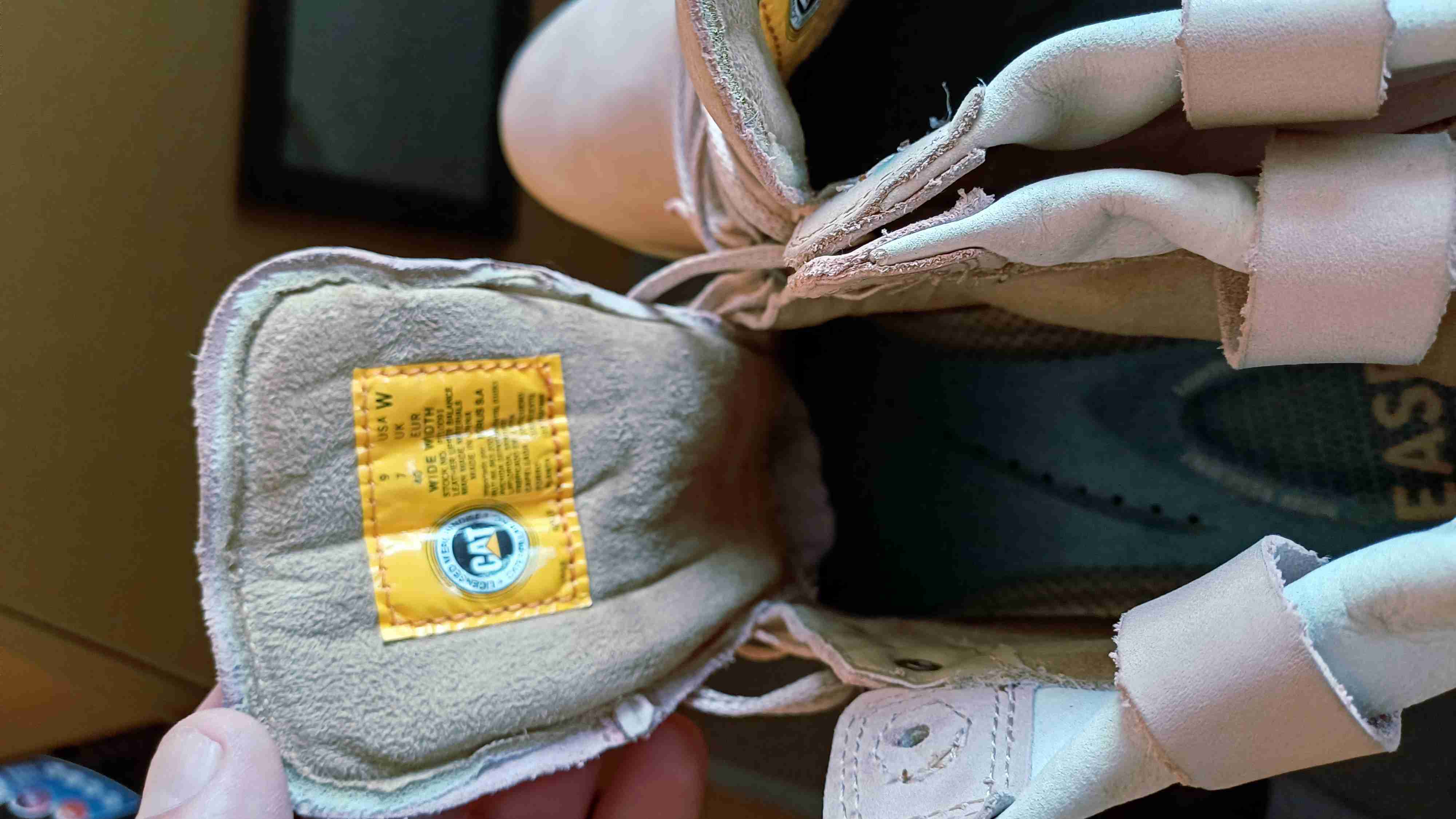 Botas beige Caterpillar - miniatura 4