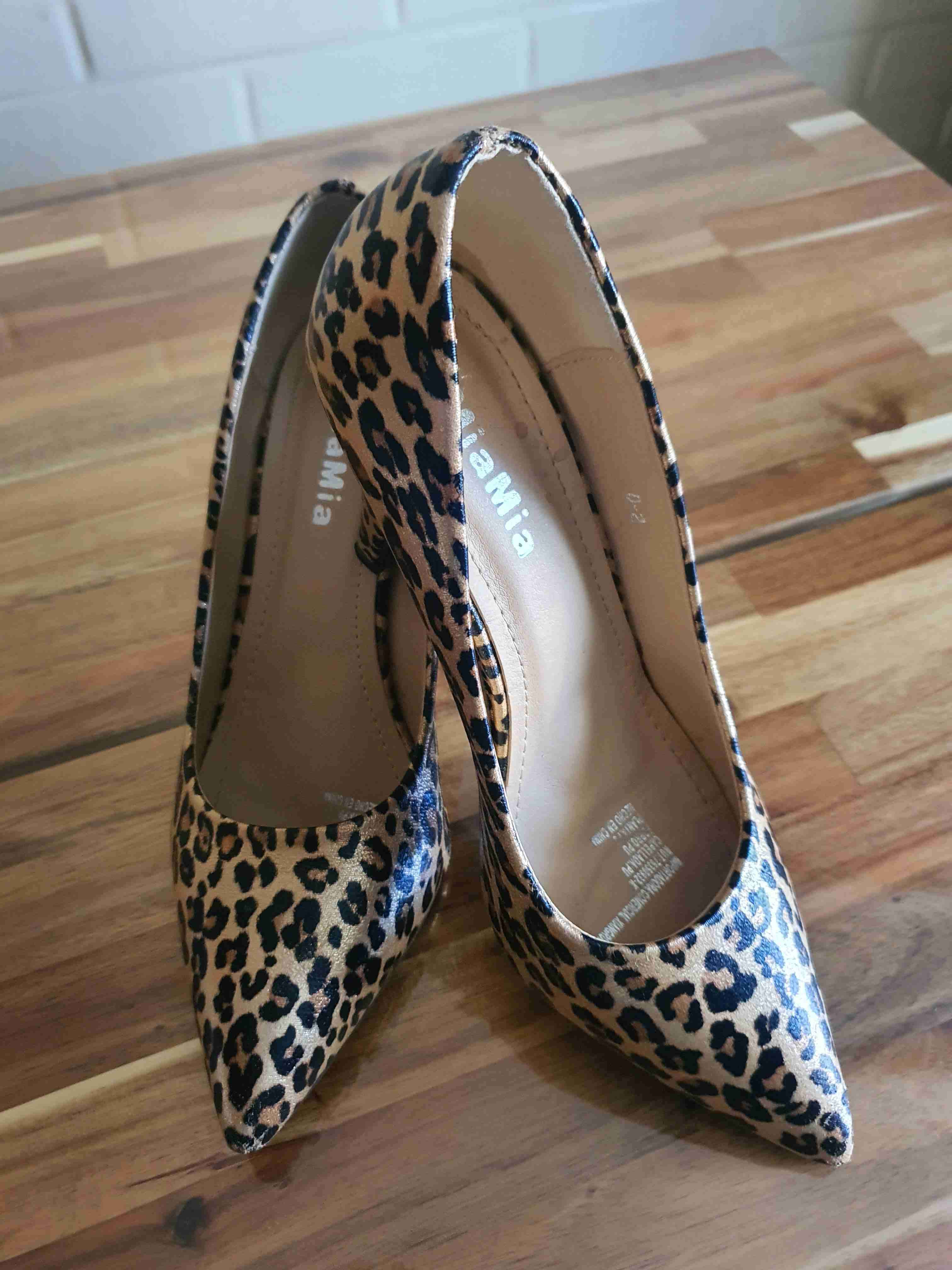 Zapatos de tacón animal print 39
