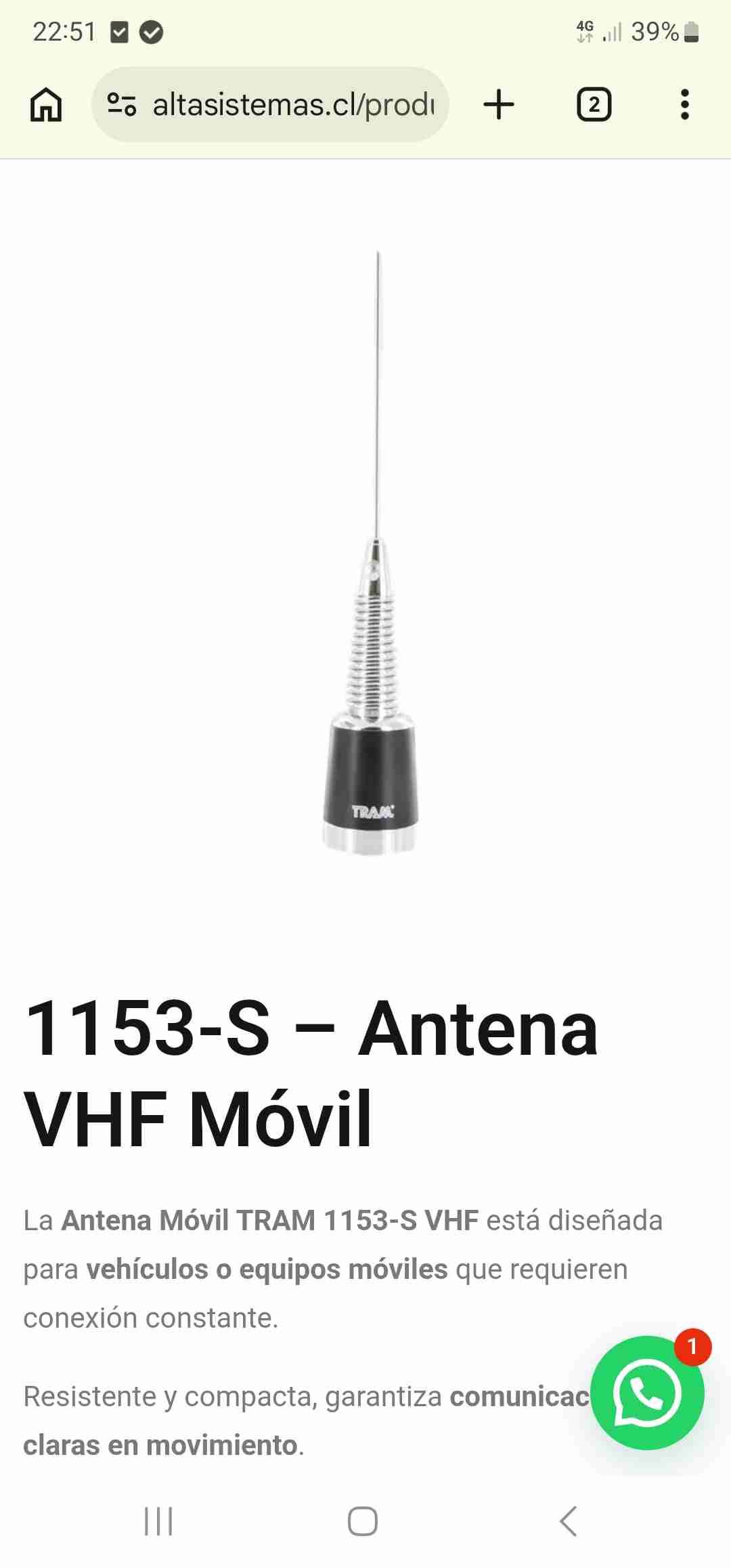 Antena magnética PCTEL - miniatura 5
