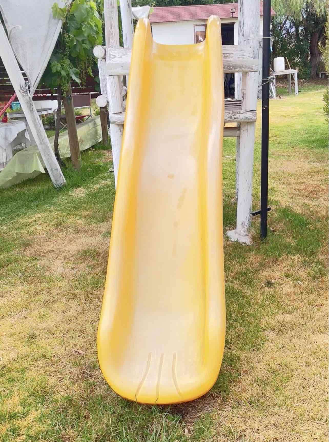 Tobogán infantil amarillo - 2