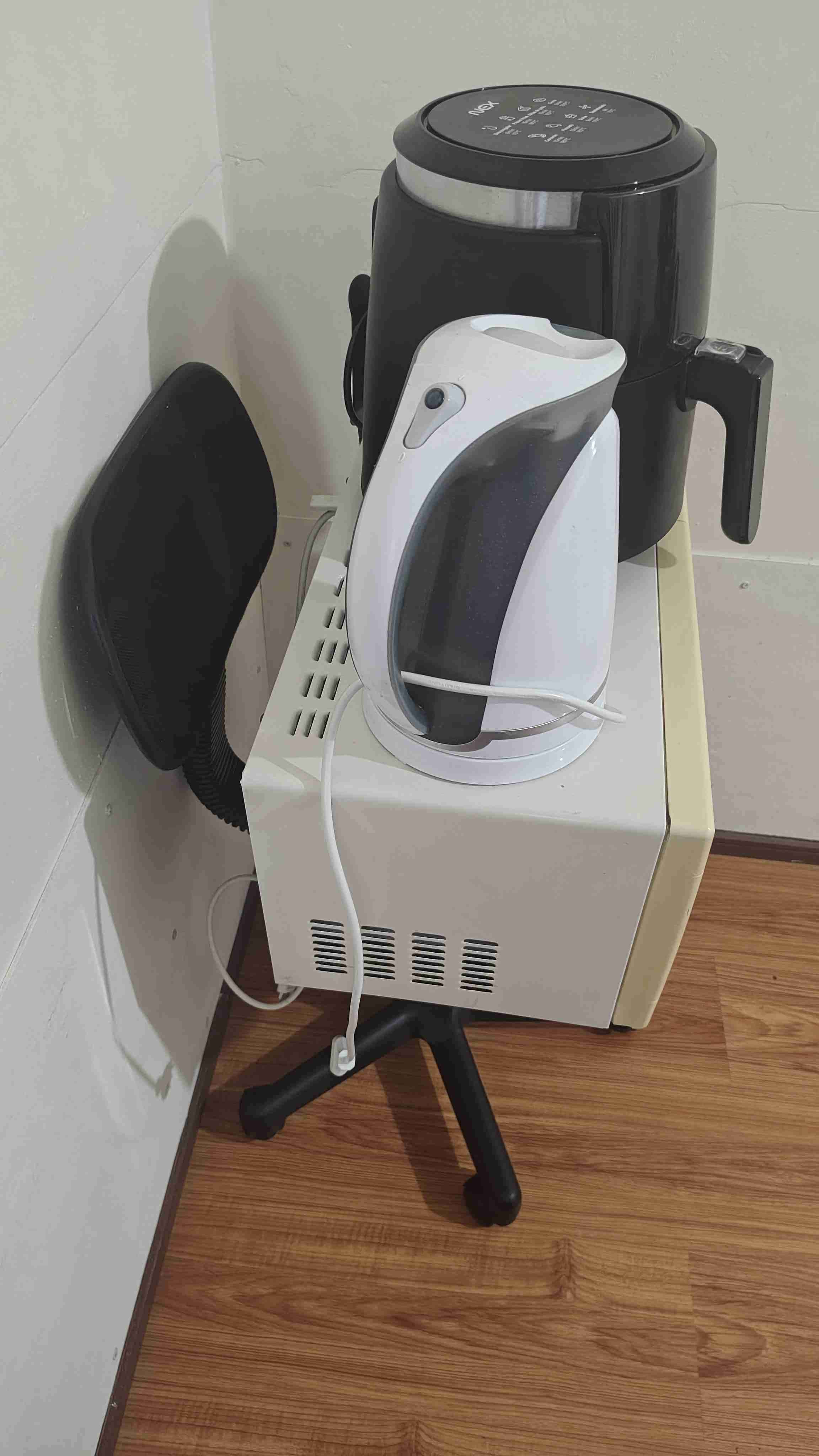 Freidora de aire negra