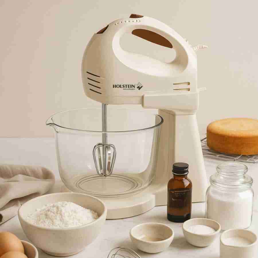 HOLSTEIN HOUSEWARES - BATIDORA PEDESTAL & DE MANO - miniatura 2