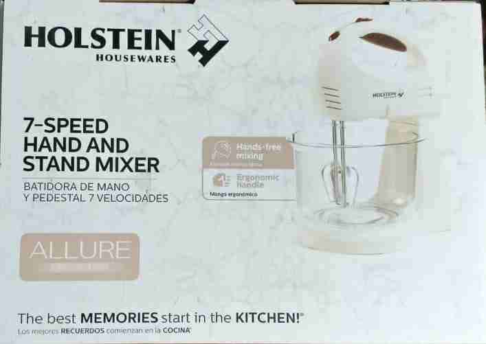 HOLSTEIN HOUSEWARES - BATIDORA PEDESTAL & DE MANO - miniatura 3