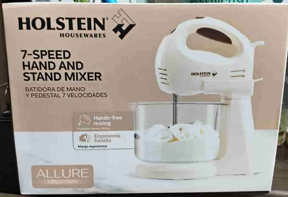 HOLSTEIN HOUSEWARES - BATIDORA PEDESTAL & DE MANO - miniatura 4