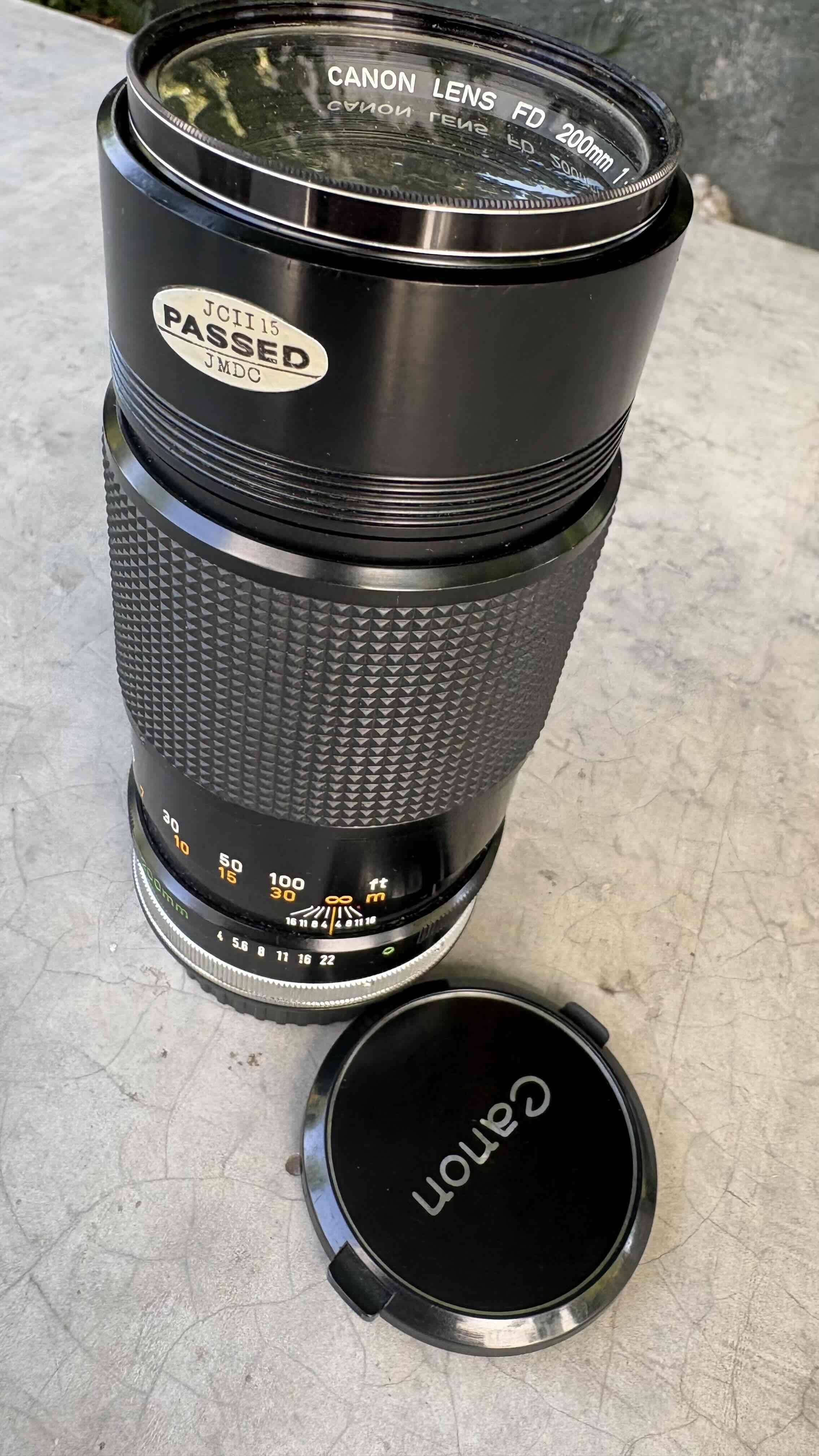 Lente Canon FD 200mm - miniatura 3