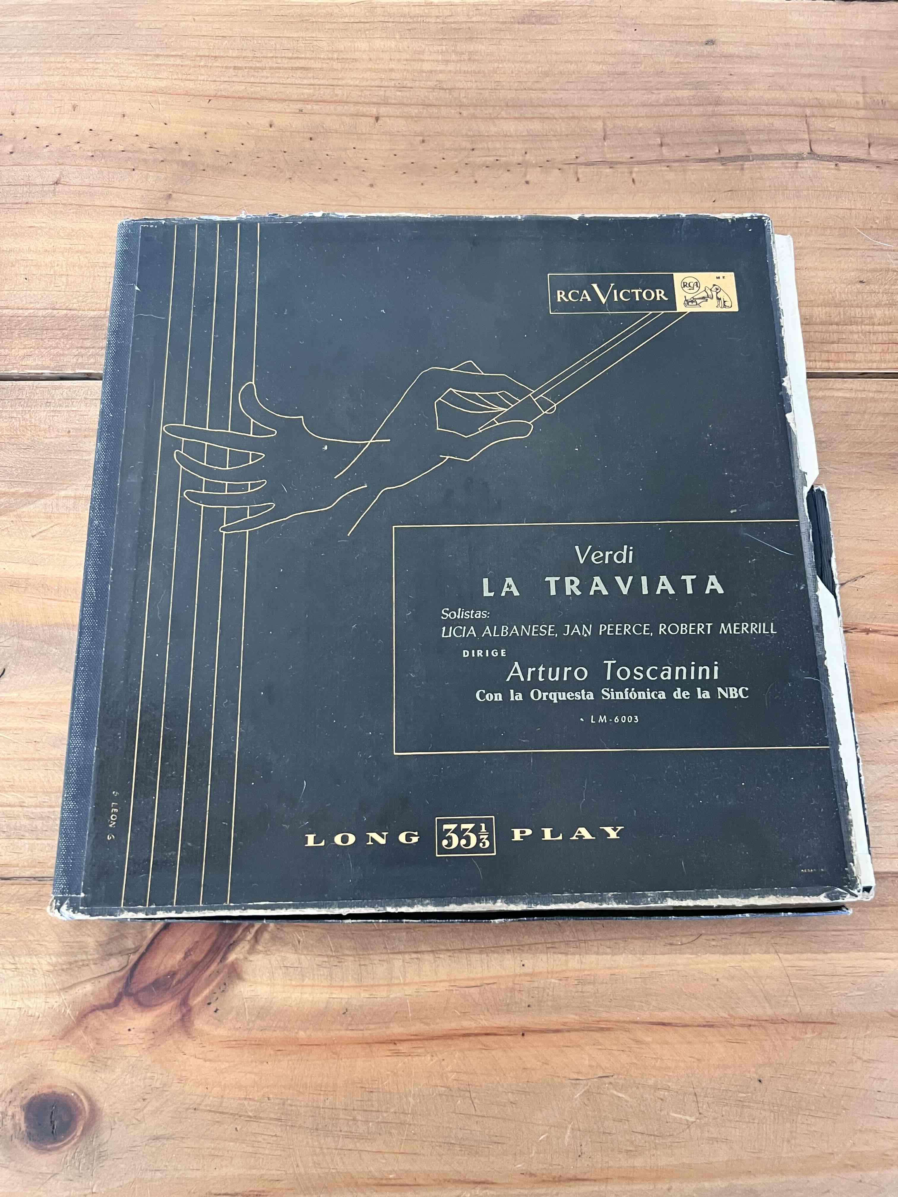 Vinilo La Traviata de Verdi