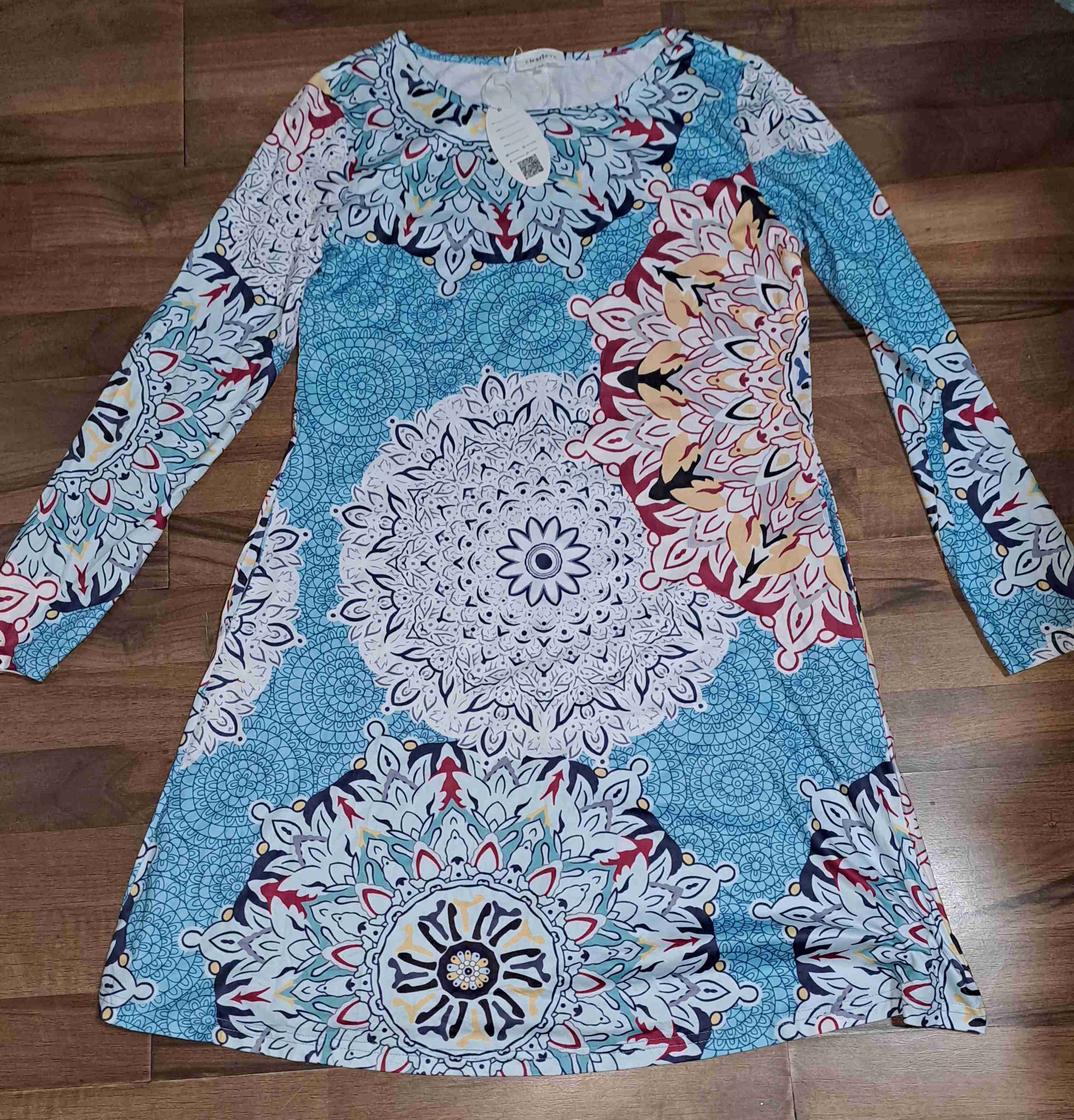 Vestido estampado multicolor - miniatura 2