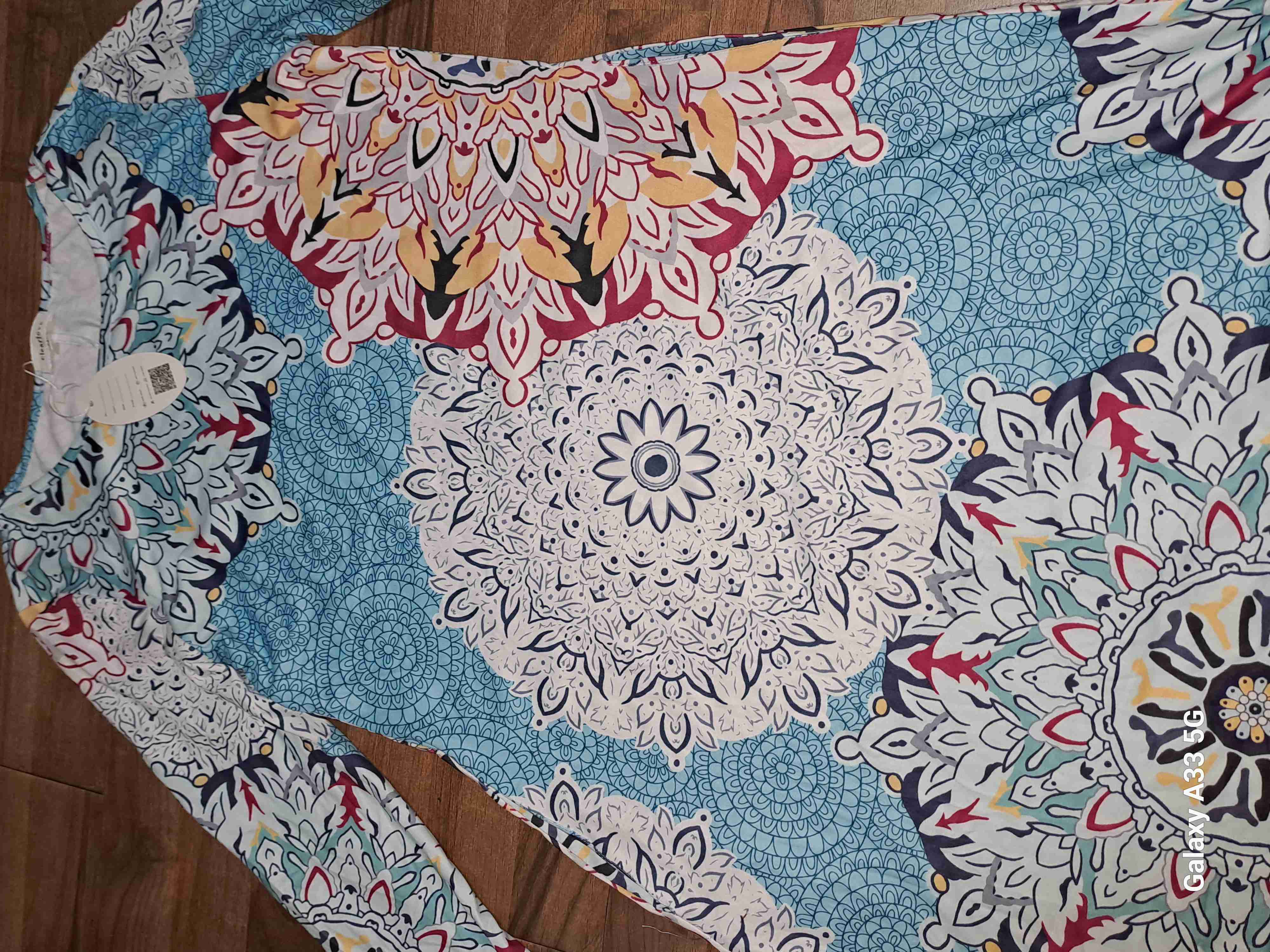 Vestido estampado multicolor - miniatura 3