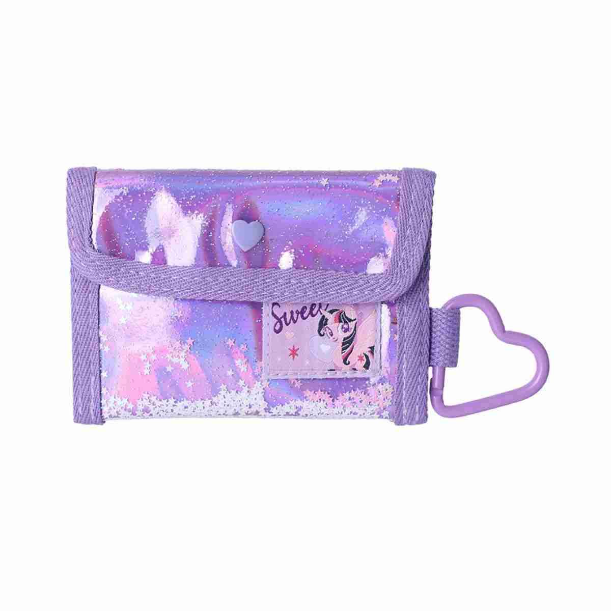 Billetera infantil púrpura