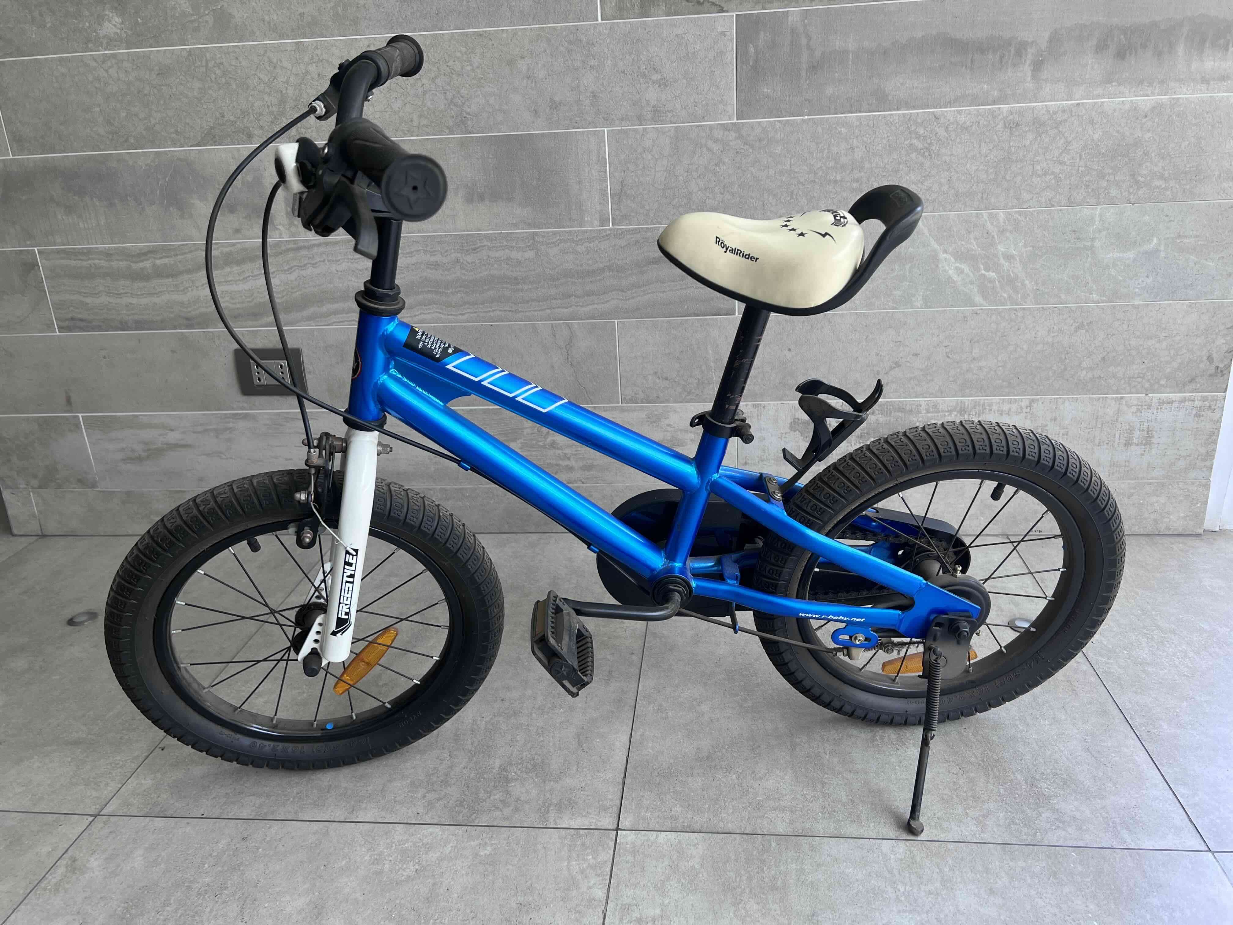 Bicicleta infantil azul 16 pulgadas