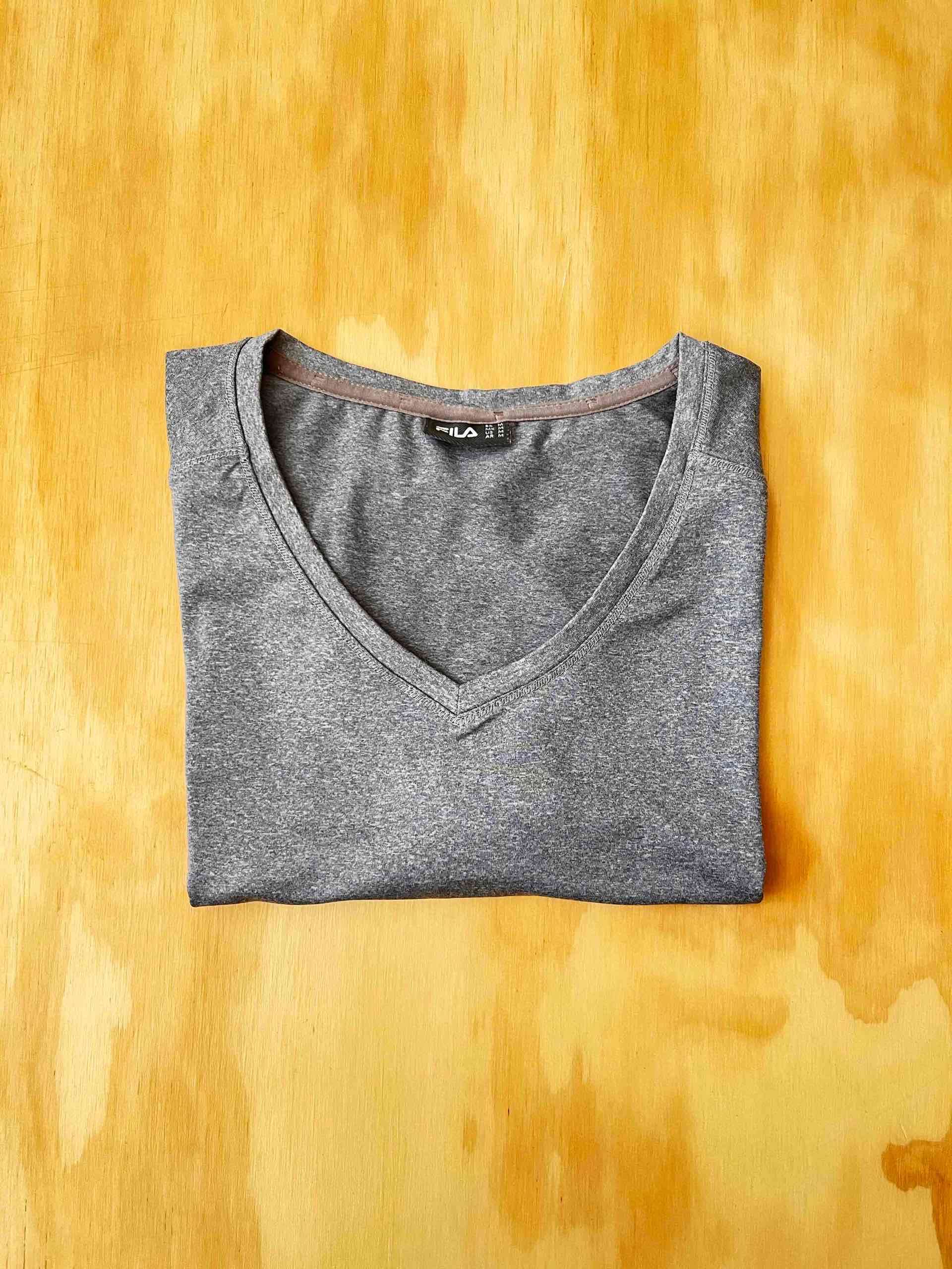 Polera gris Fila de algodón