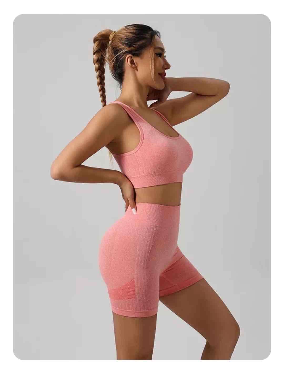 Conjunto deportivo mujer Rosa y Celeste - miniatura 2