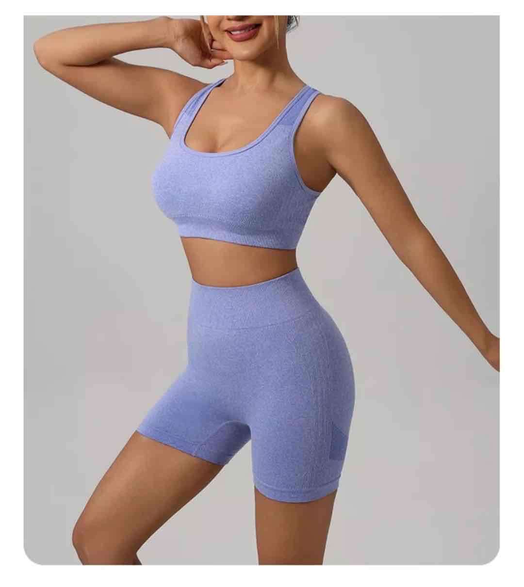 Conjunto deportivo mujer Rosa y Celeste - miniatura 3