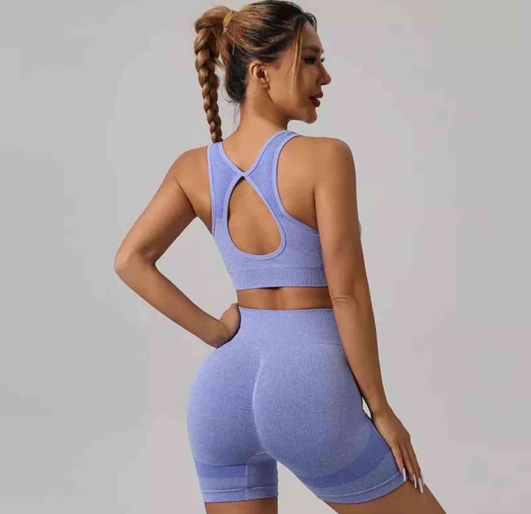 Conjunto deportivo mujer Rosa y Celeste - miniatura 4