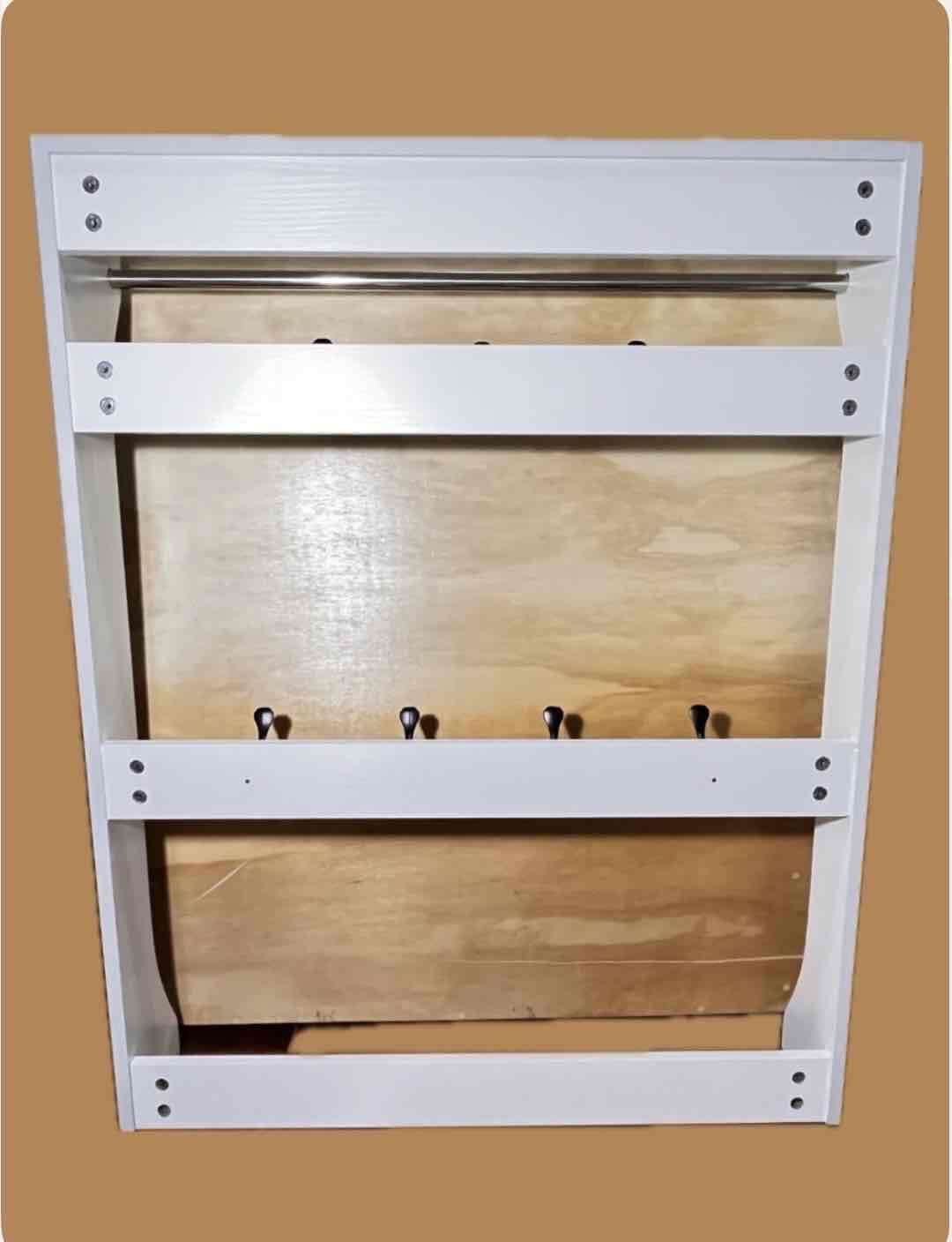 Perchero de pared blanco - miniatura 2