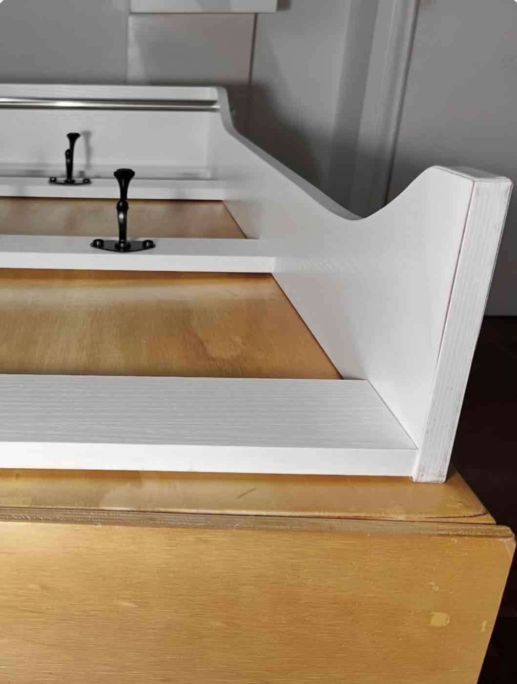 Perchero de pared blanco - miniatura 6