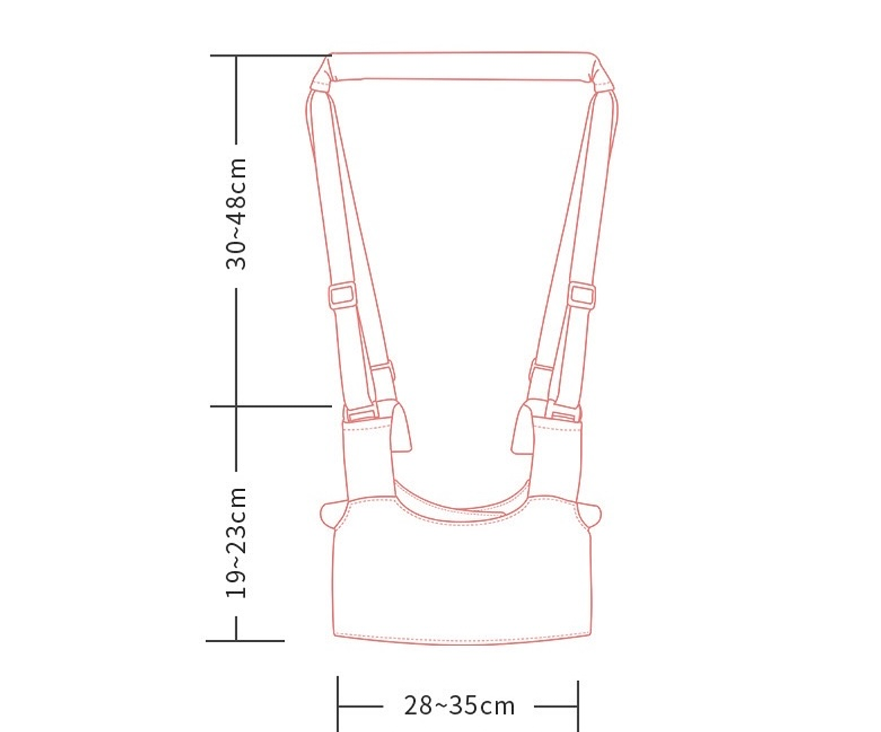 Cinturon arnes andador para bebé primeros pasos 👶👼 - miniatura 4