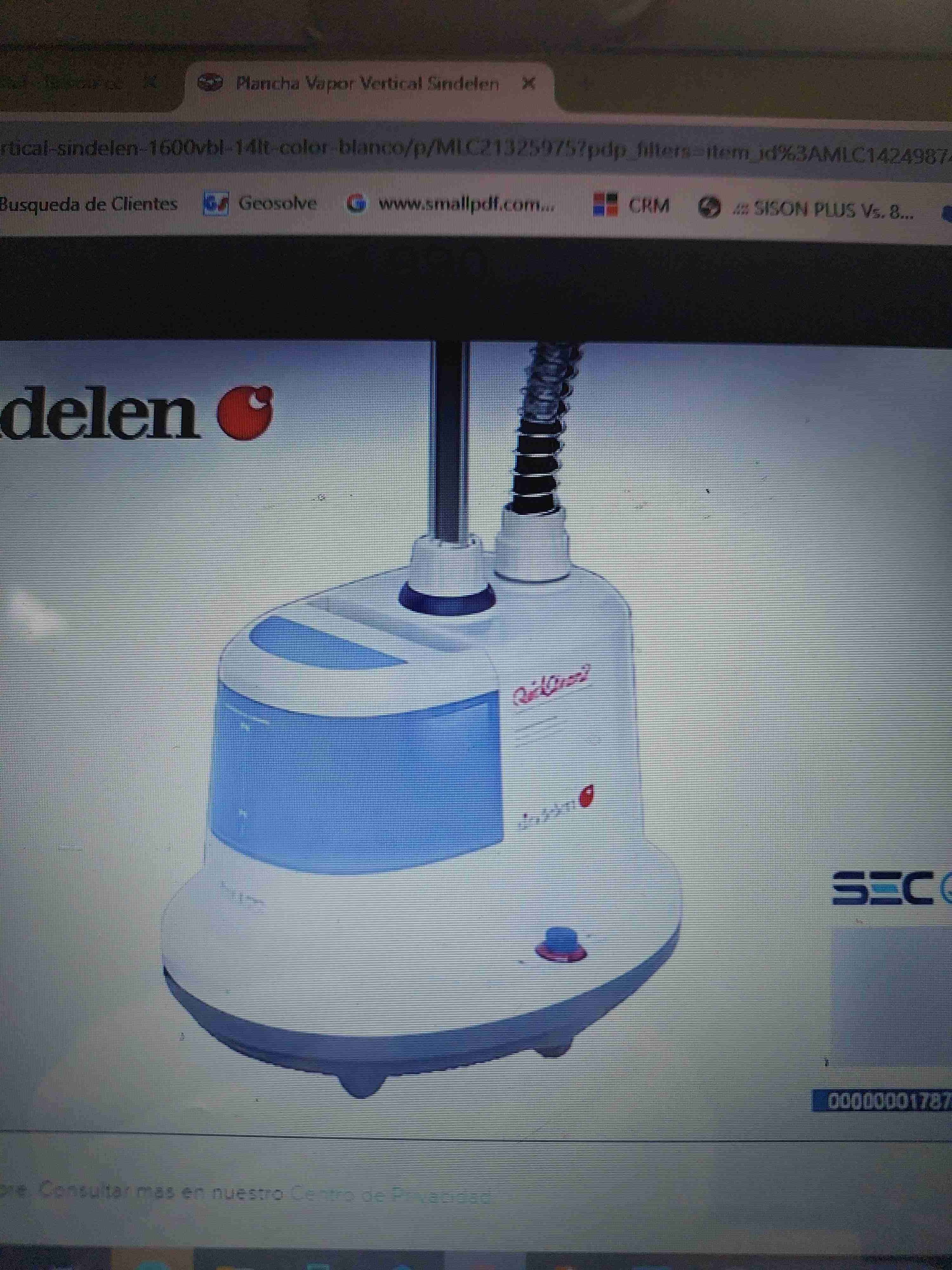 Plancha a vapor vertical Sindelen