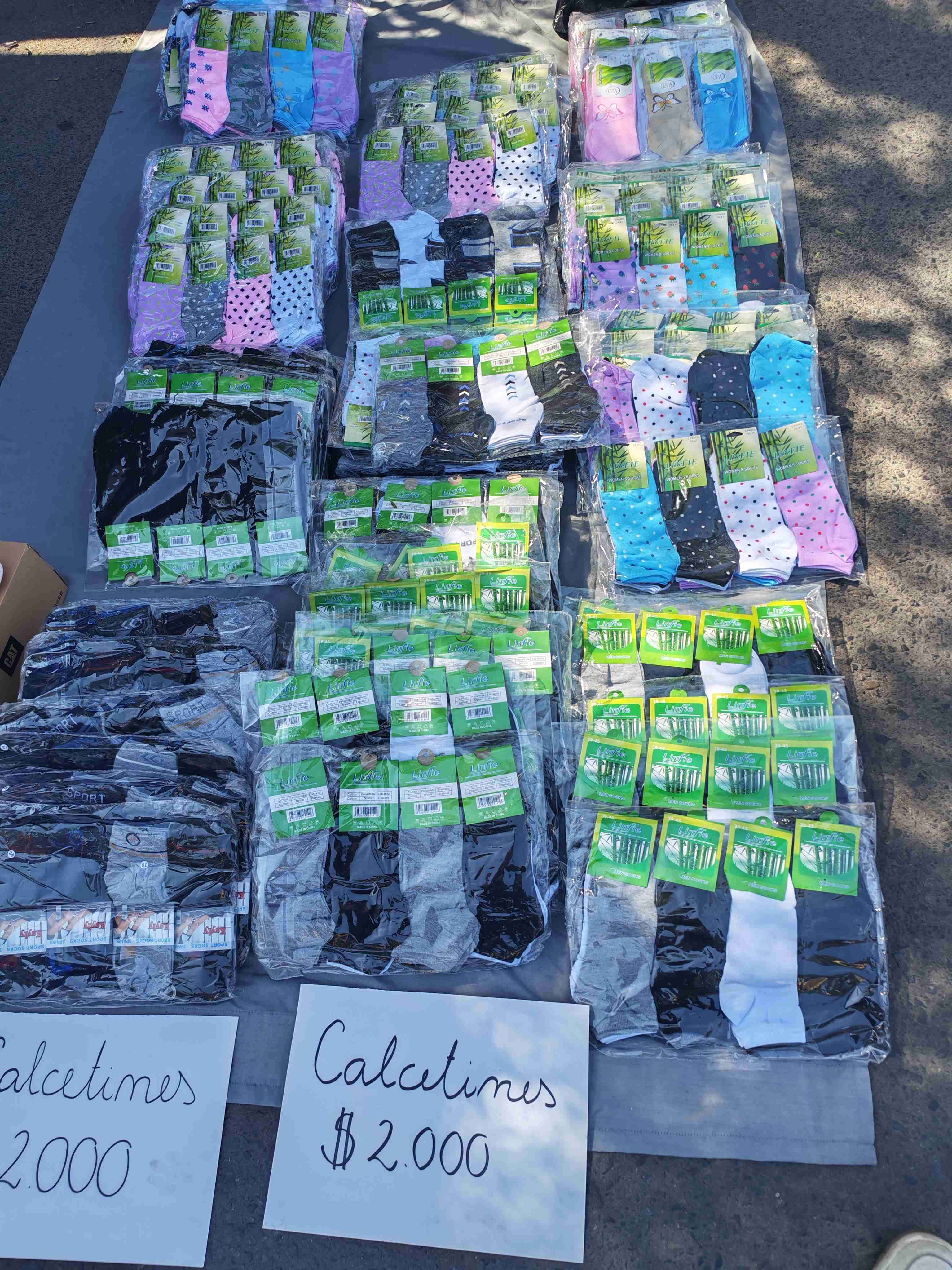 Calcetines variados colores