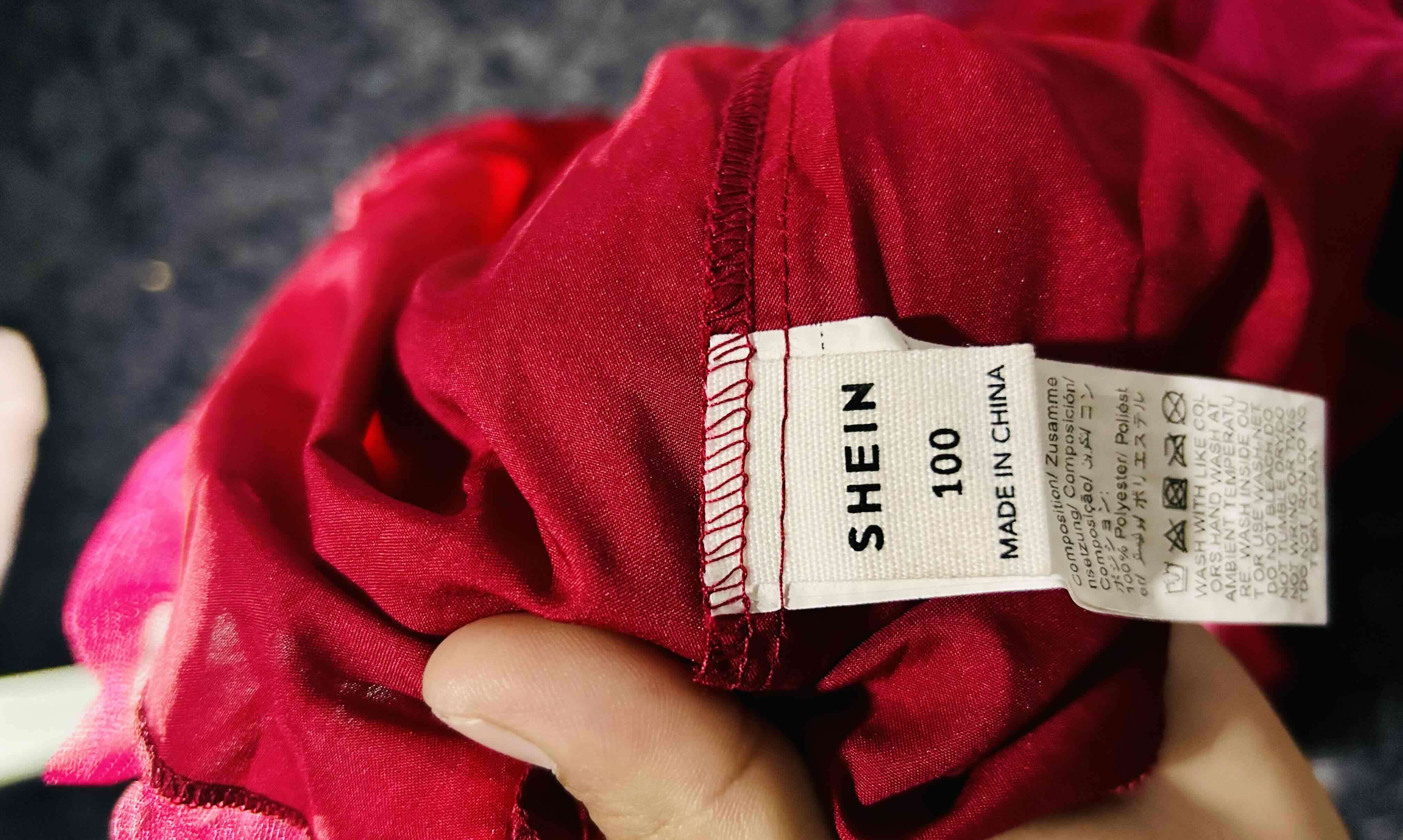 Vestido rojo de tul niña - miniatura 3