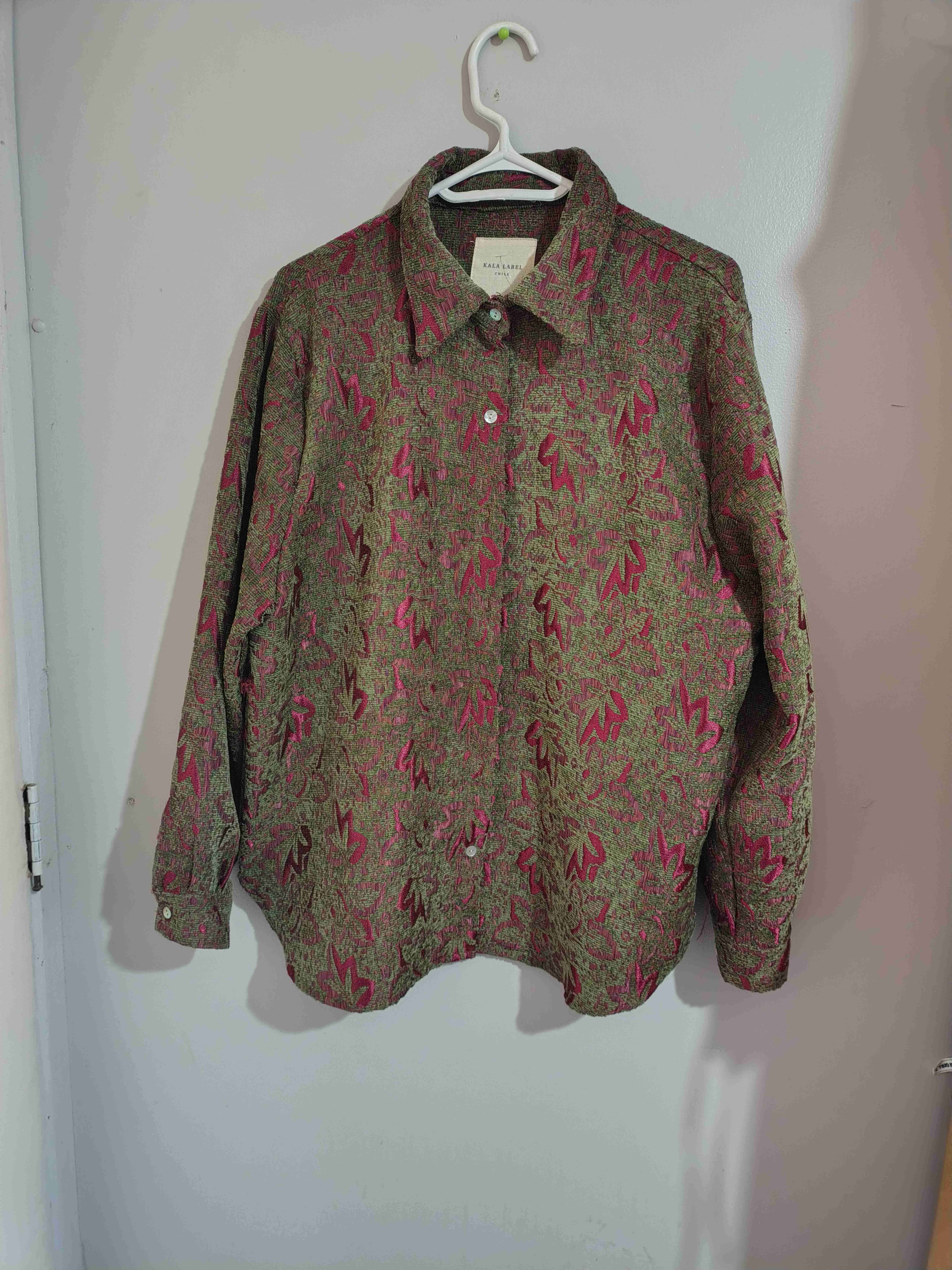 Camisa  verde estampada KAlA LABEL - miniatura 2