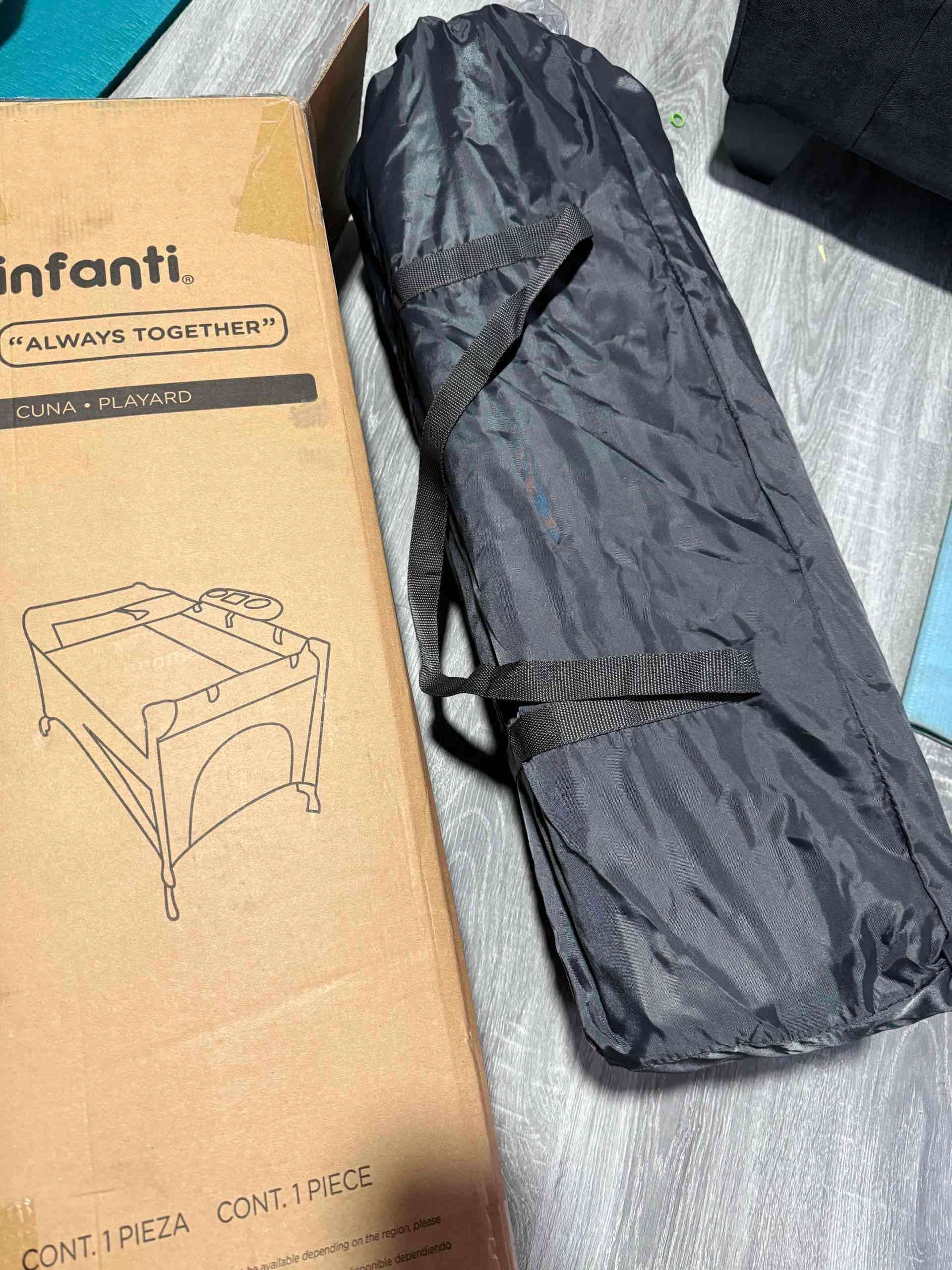 Cuna y corral Infanti gris - 4