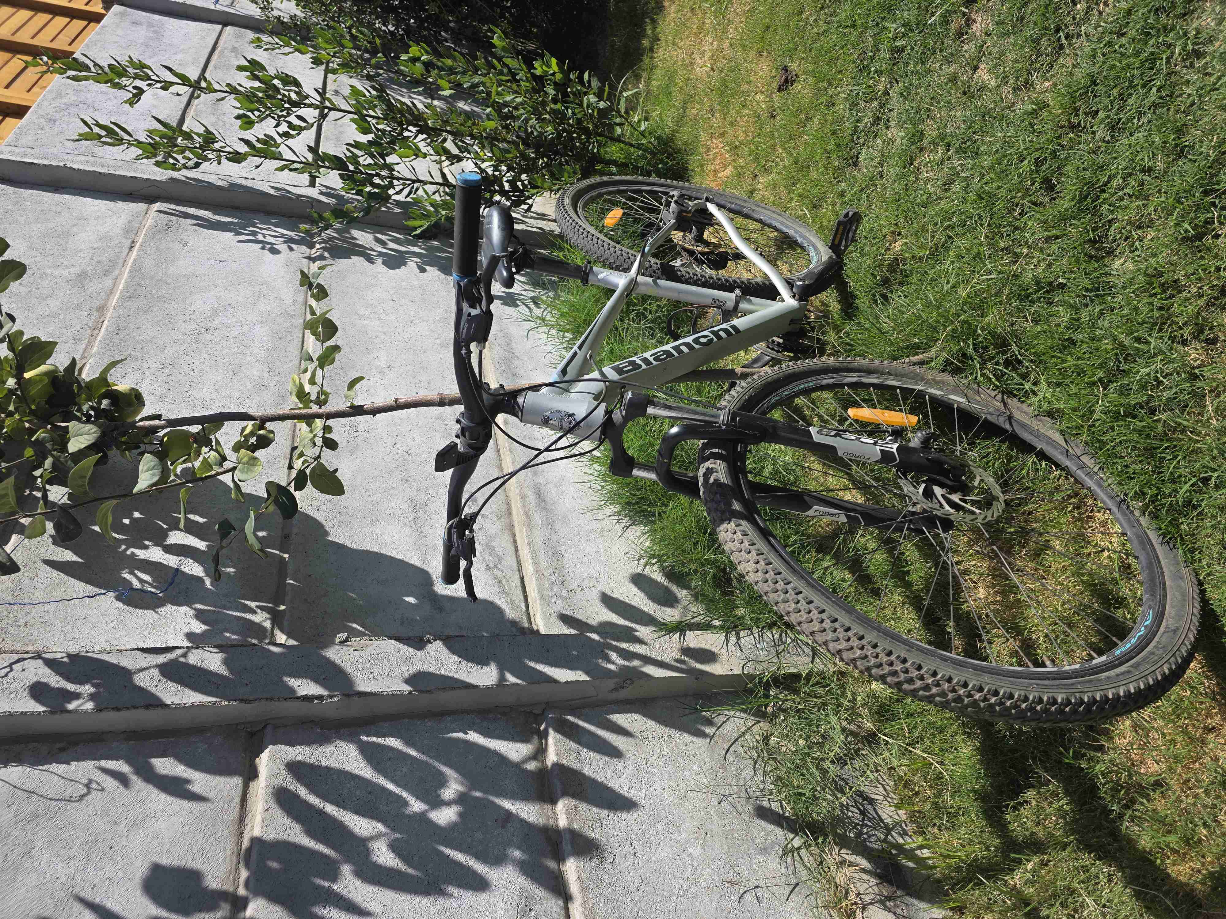 Bicicleta Bianchi montaña blanca - miniatura 3