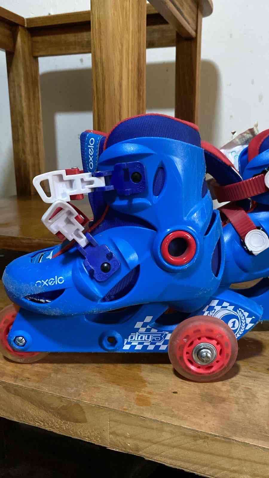 Patines ajustables azules Oxelo