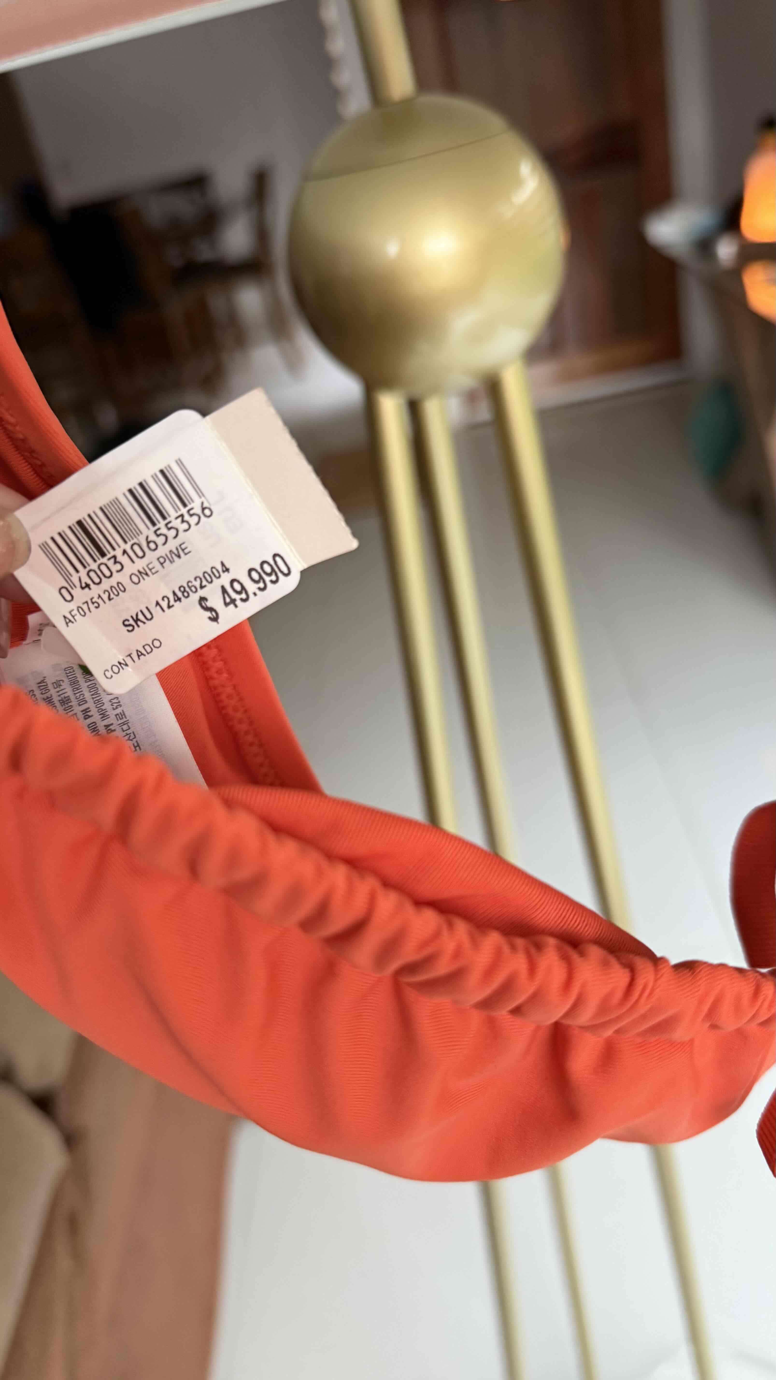 Top bikini naranjo brillante American Eagle - 3