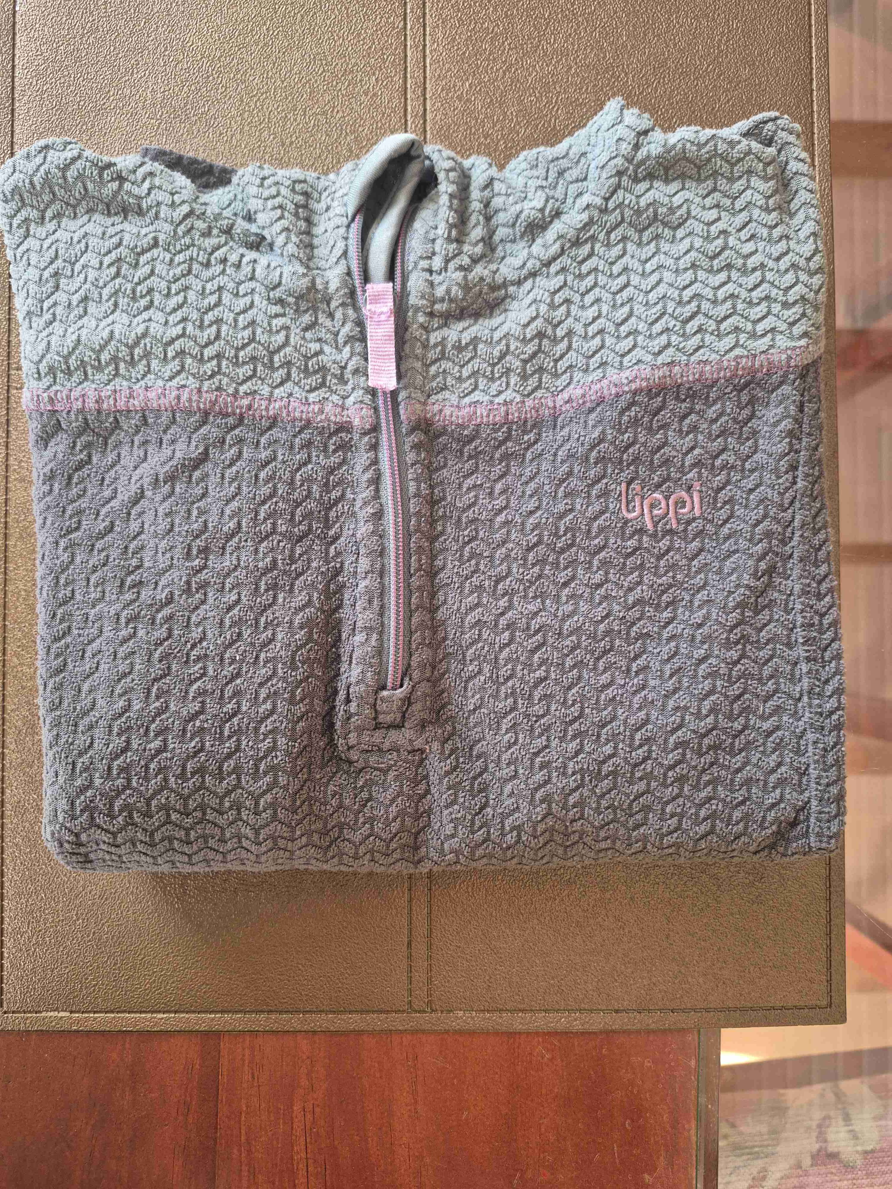 Poleron gris con capucha t 7-8 Lippi - miniatura 2