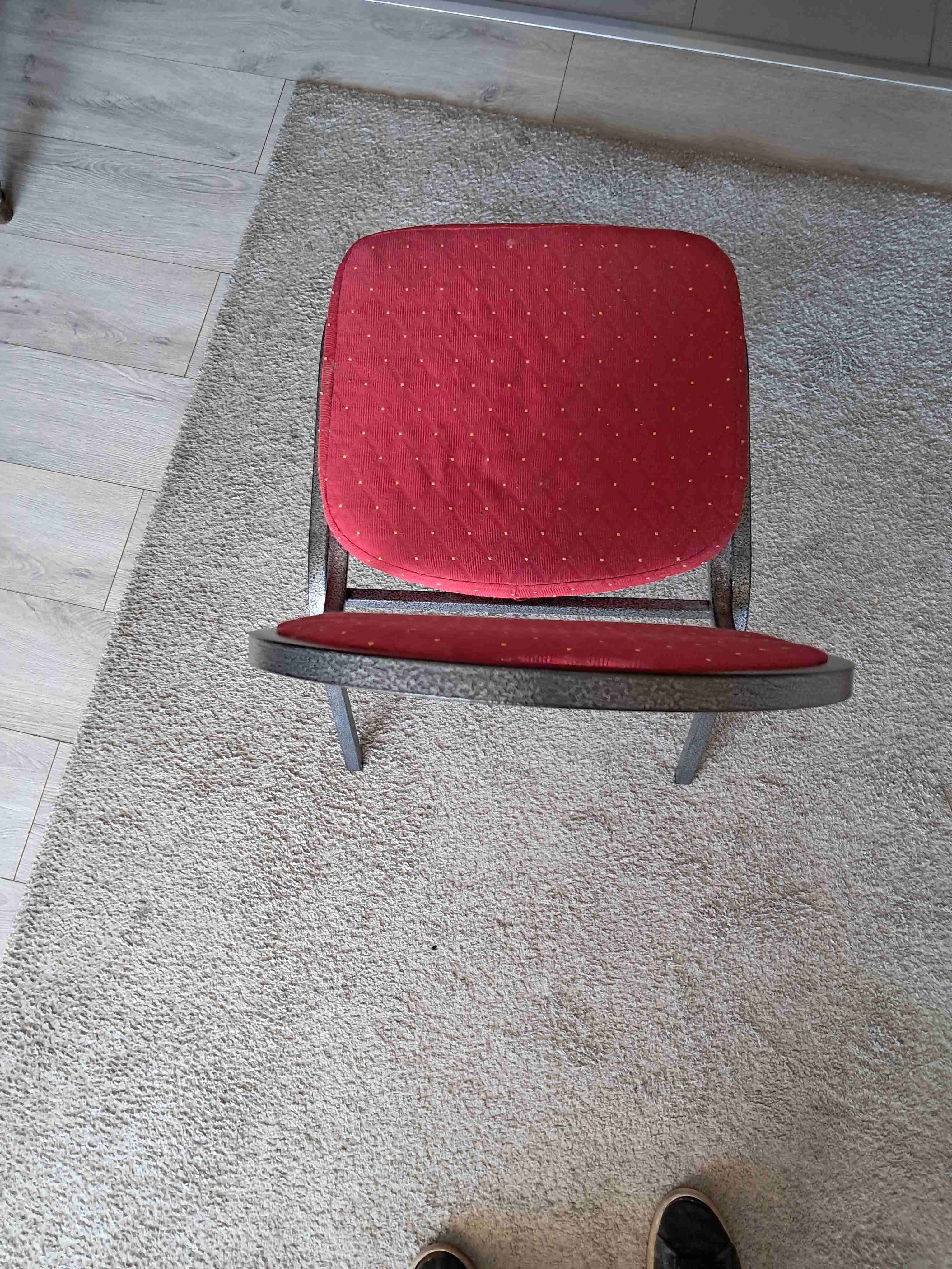 Sillas metálicas roja - miniatura 3