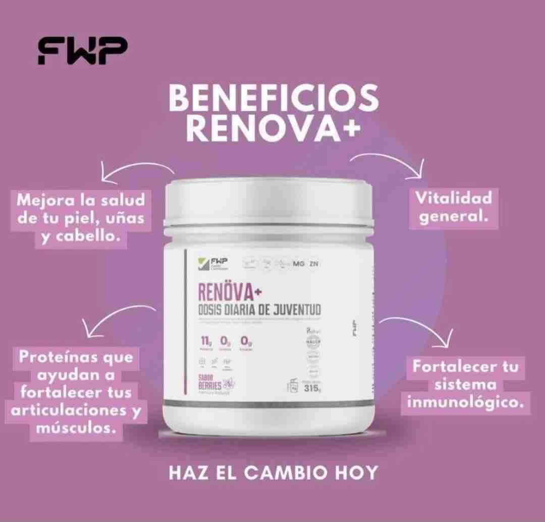 Suplemento Renova+ sabor berries
