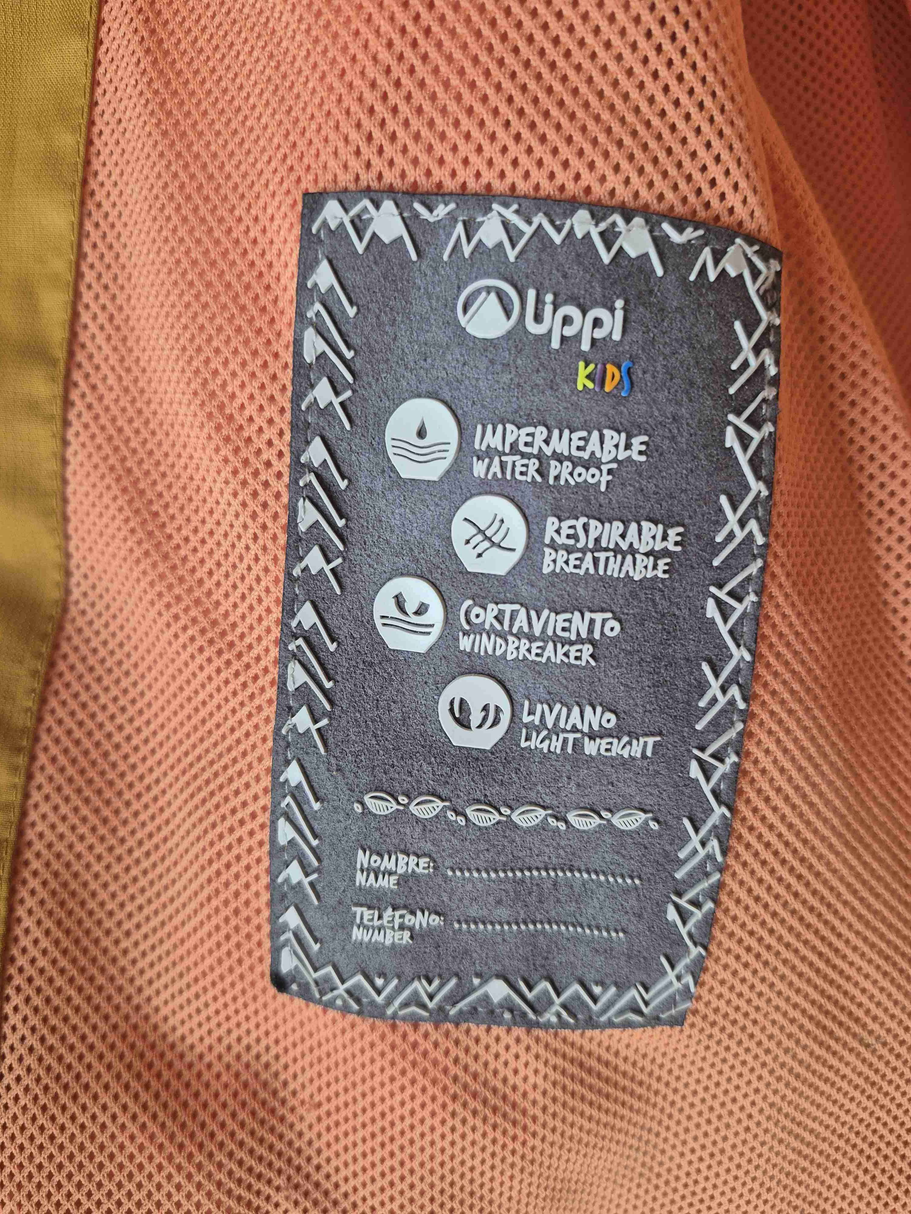 Chaqueta impermeable Lippi t9-10 - miniatura 3