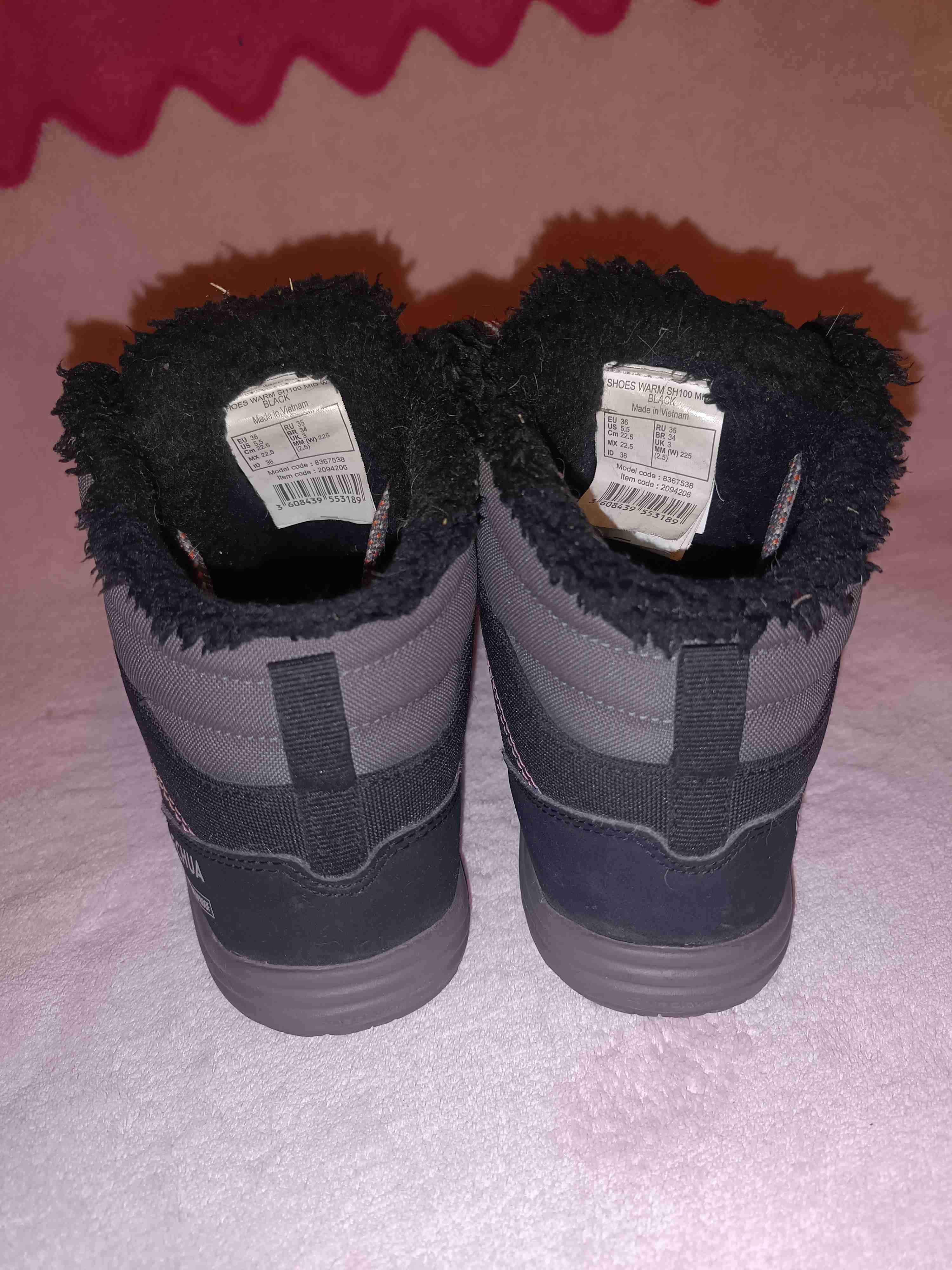 Botas impermeables Quechua negras - miniatura 6