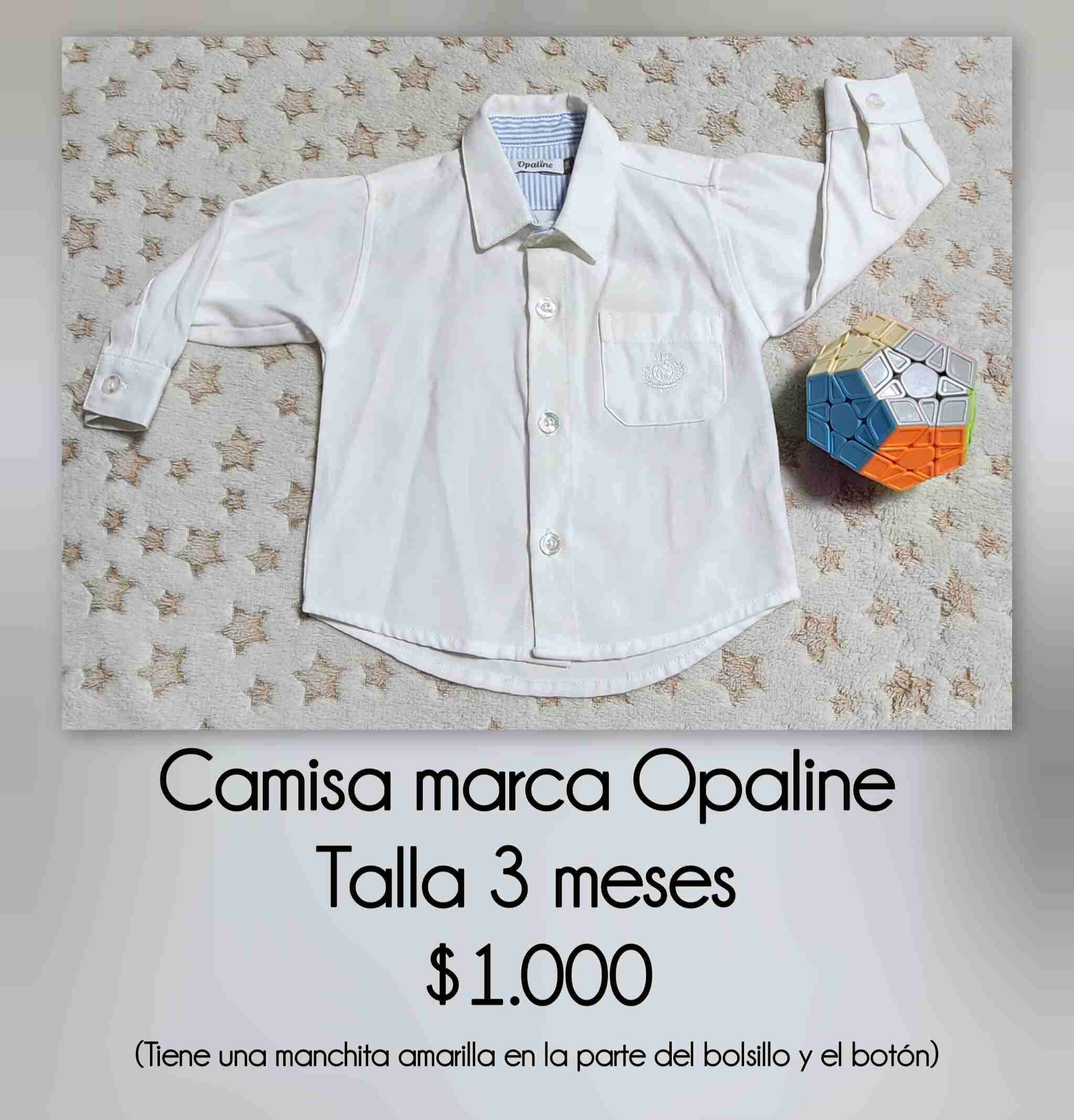 Camisa blanca Opaline 3 meses