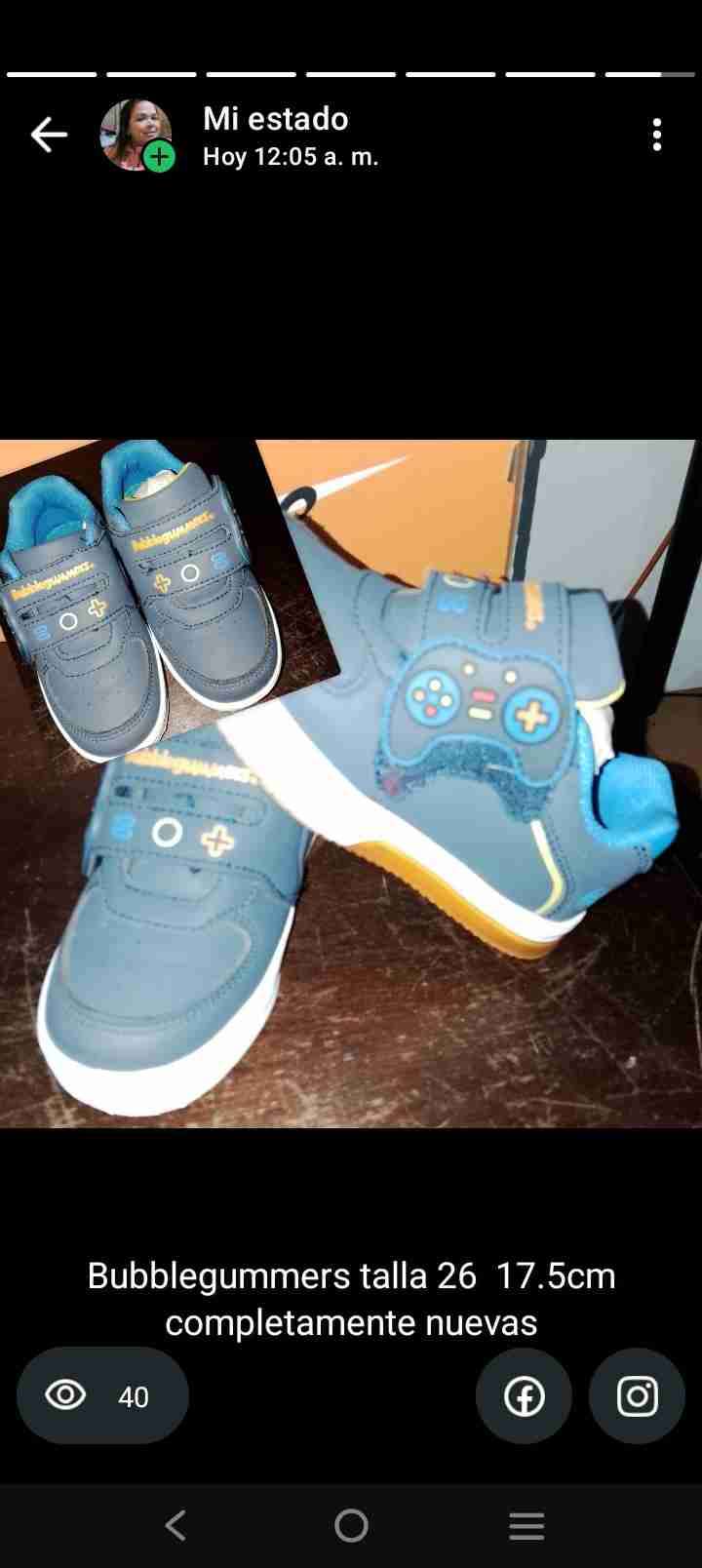 Zapatillas Bubblegummers talla 26