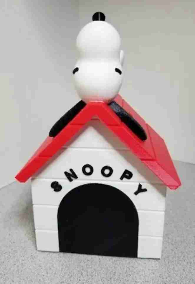 Alcancía Snoopy en su casita - miniatura 3