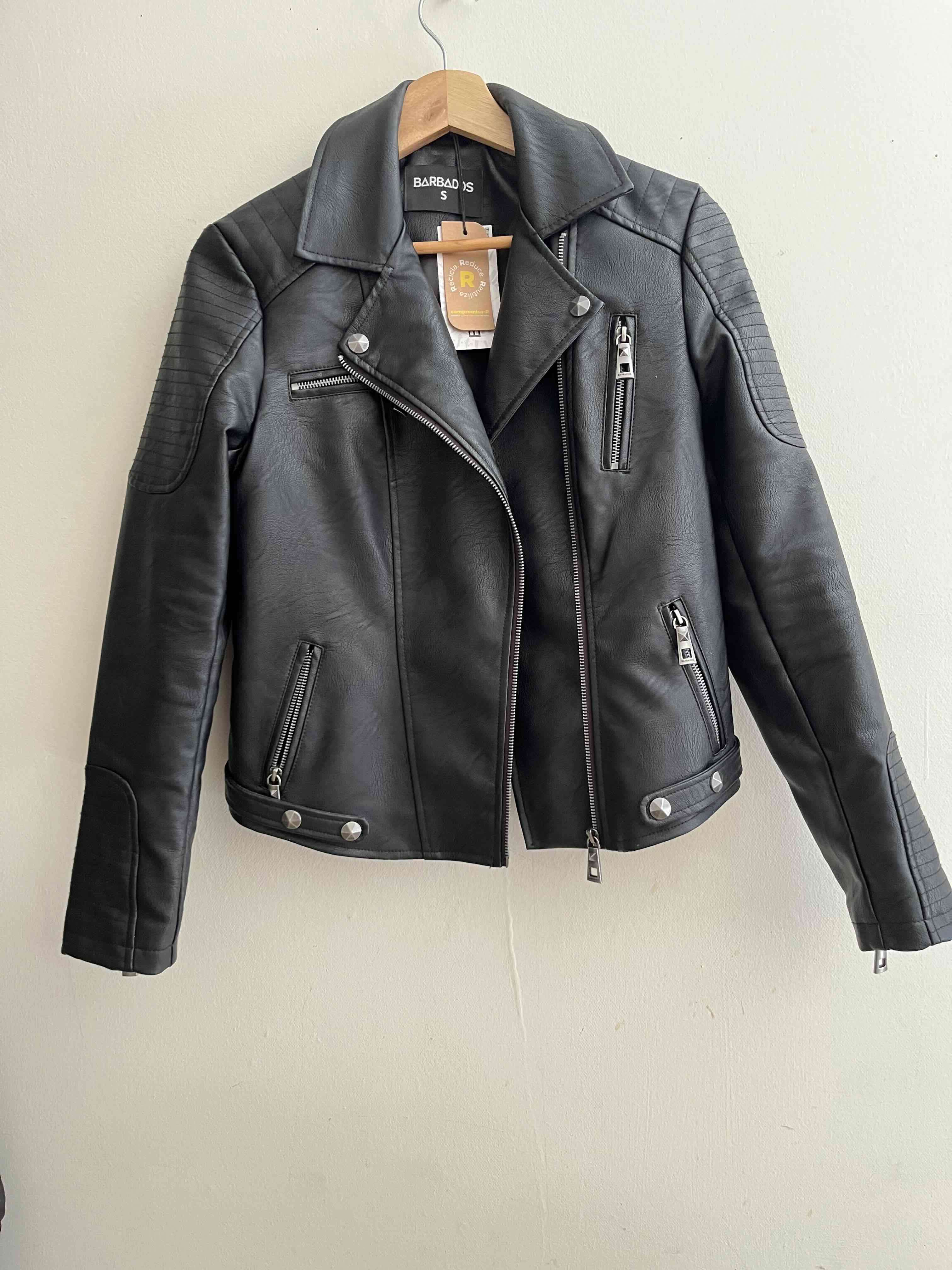 Chaqueta biker negra XS