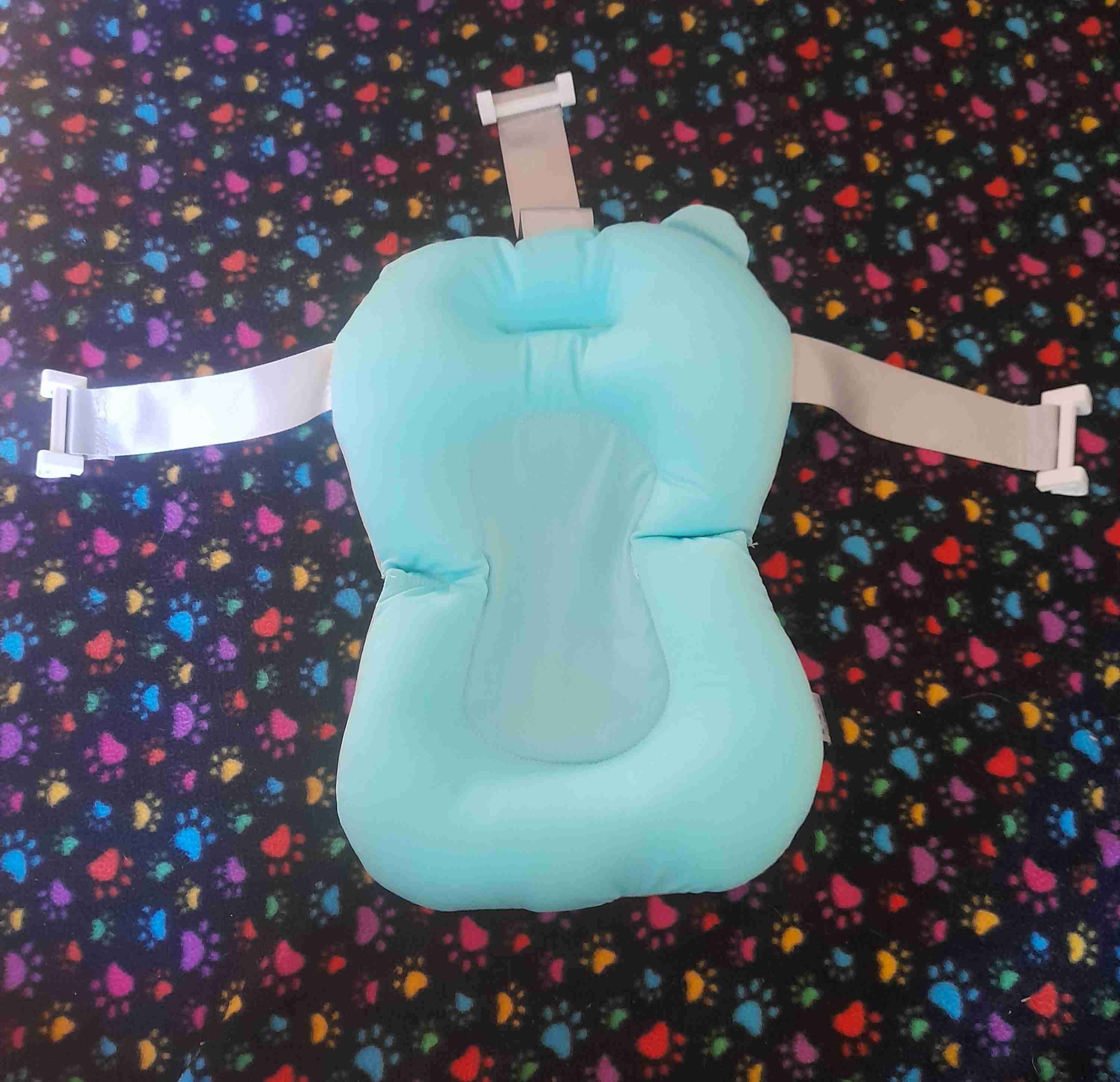 Cojín de baño para bebé azul