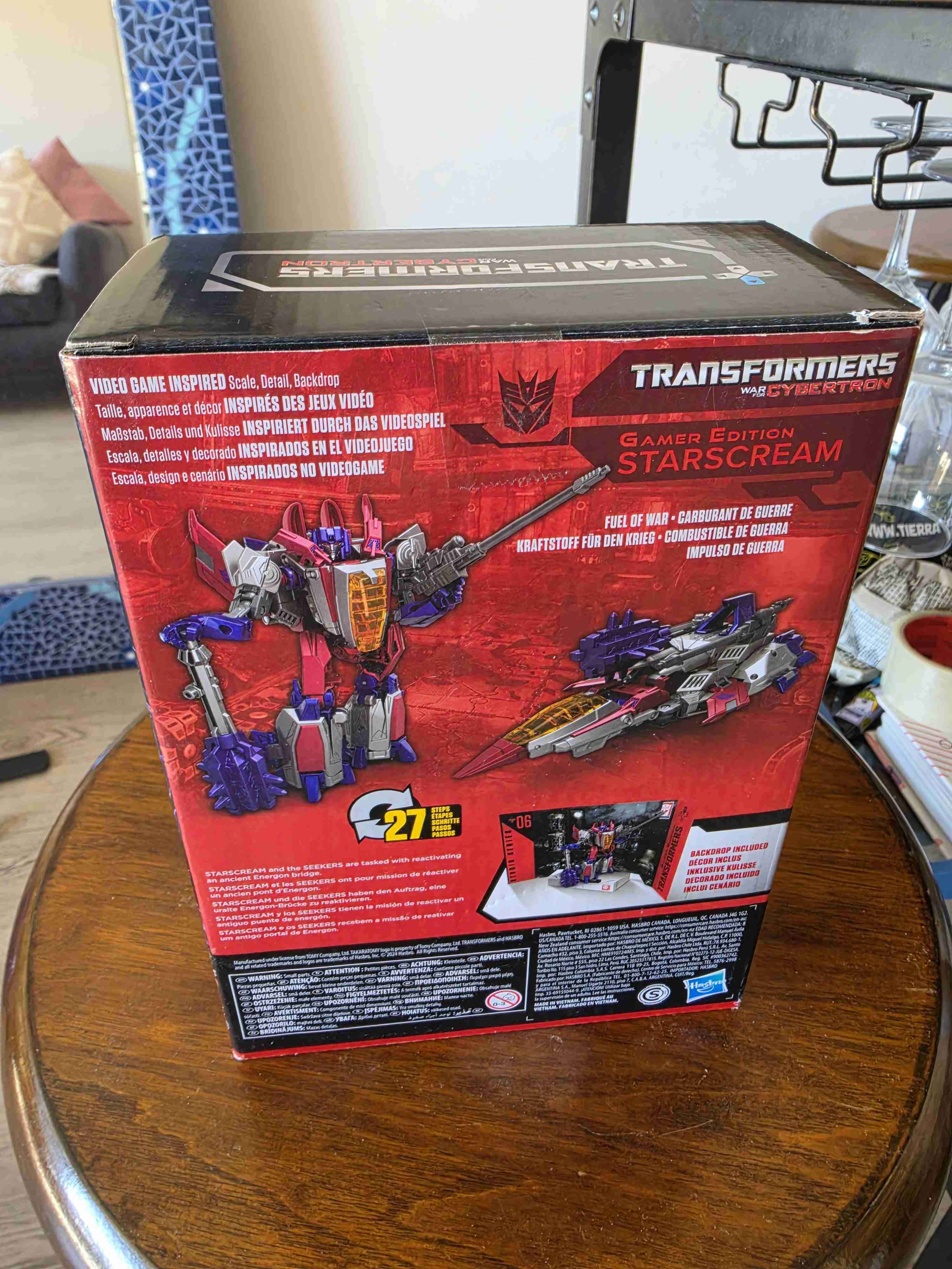 Figura Transformers Starscream nueva - miniatura 4