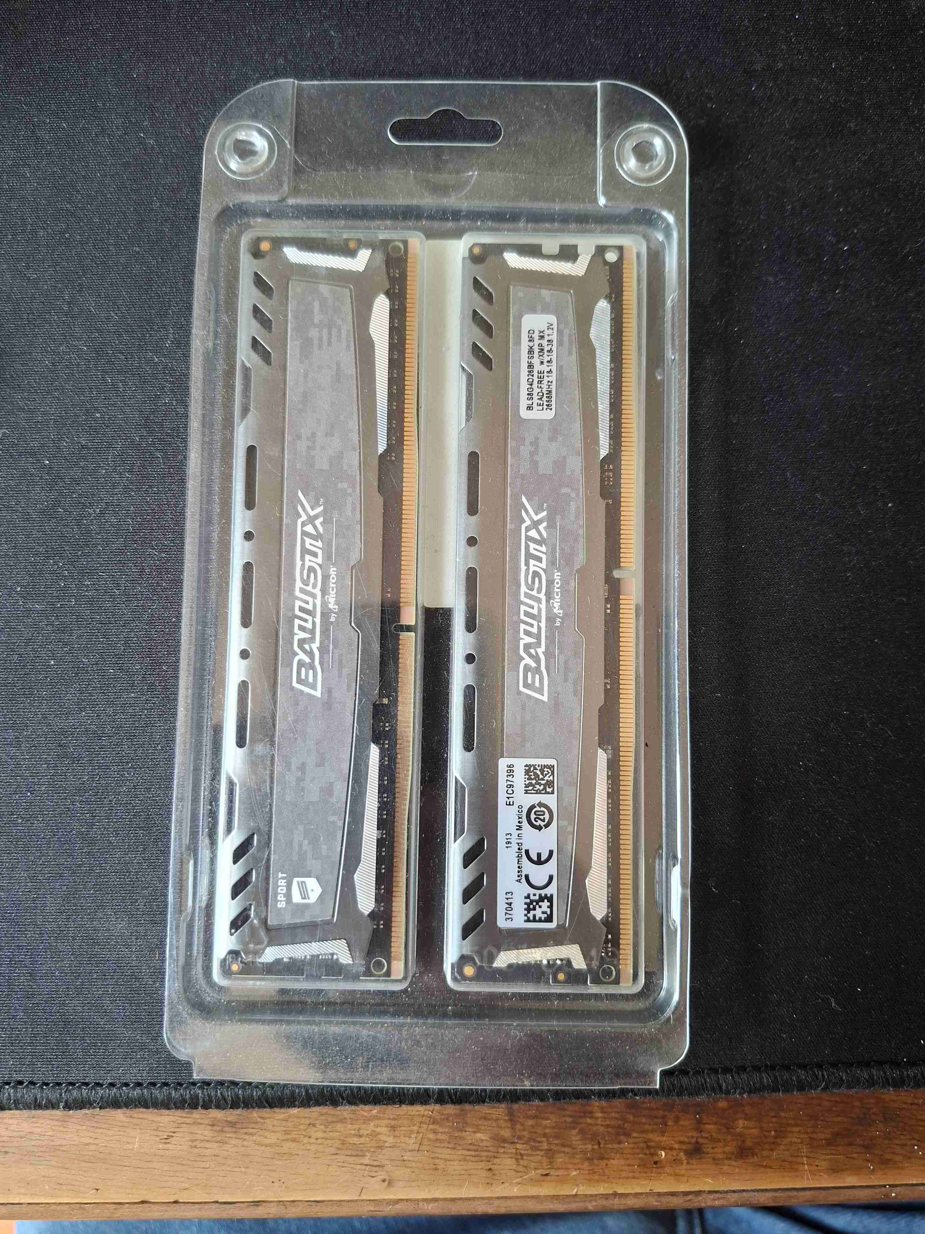 Memoria RAM DDR4 16GB (2x8GB) Crucial Ballistix