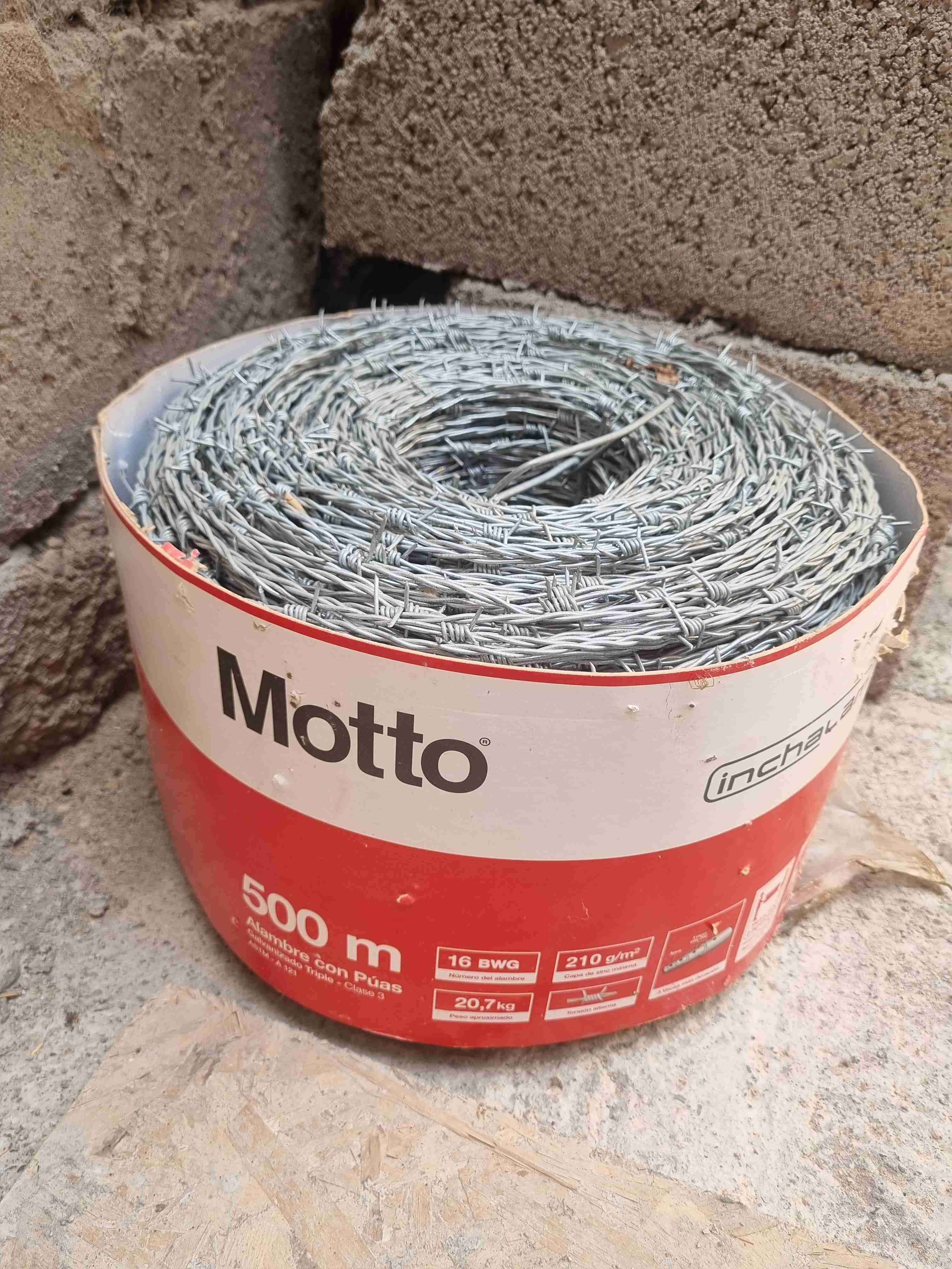 Alambre con púas Motto 500m